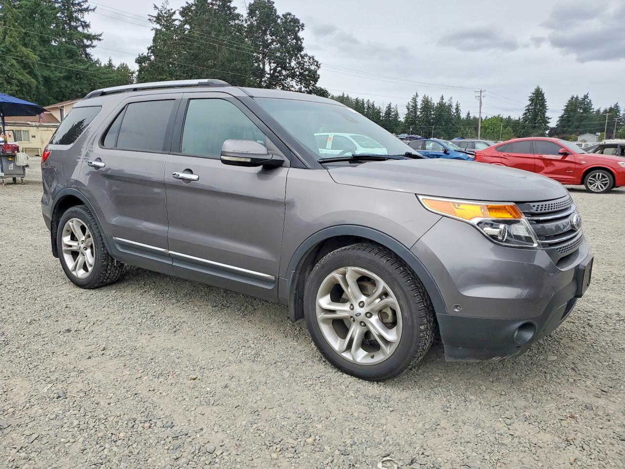 2013 Ford Explorer Limited Gray vin: 1FM5K7F94DGA45756