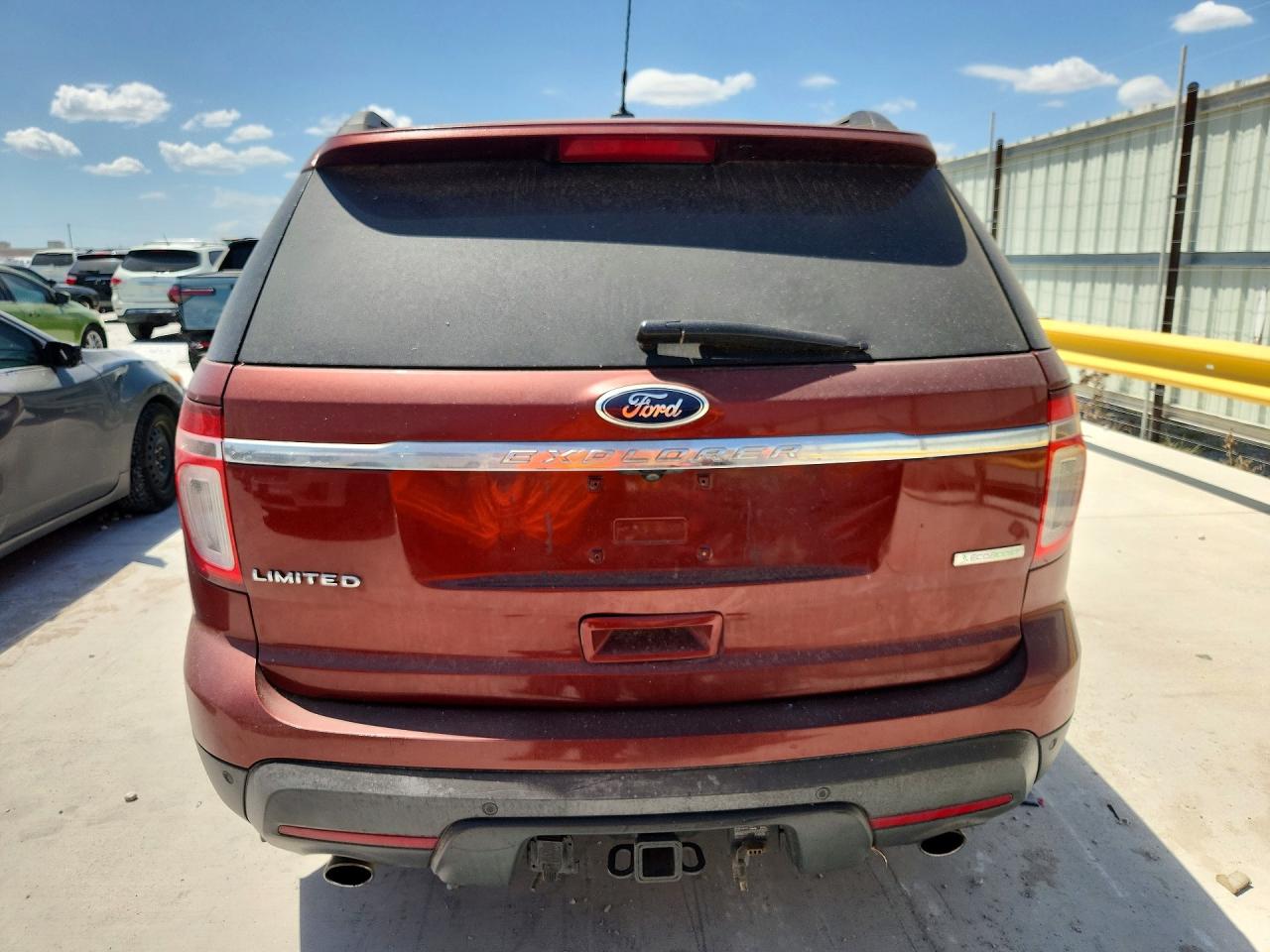 2014 Ford Explorer Limited Maroon vin: 1FM5K7F94EGB33448
