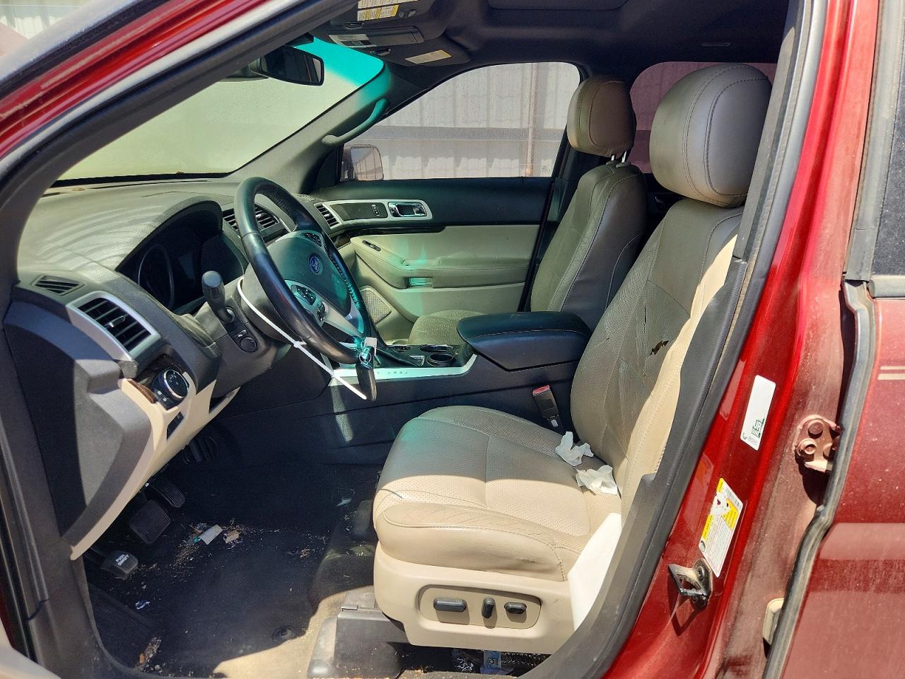 2014 Ford Explorer Limited Maroon vin: 1FM5K7F94EGB33448