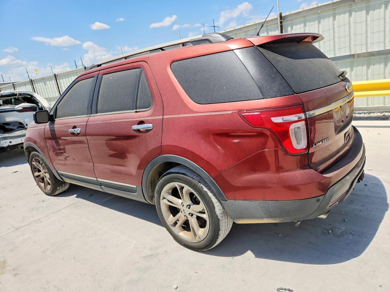 2014 Ford Explorer Limited Maroon vin: 1FM5K7F94EGB33448