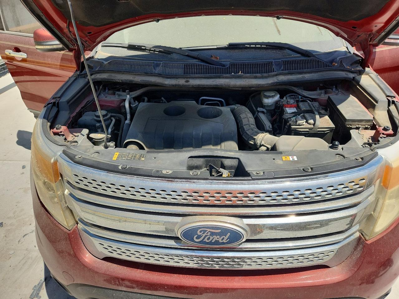 2014 Ford Explorer Limited Maroon vin: 1FM5K7F94EGB33448
