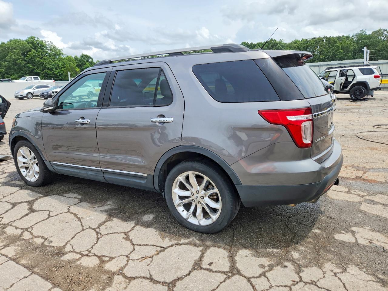 2014 Ford Explorer Limited Gray vin: 1FM5K7F94EGB36320