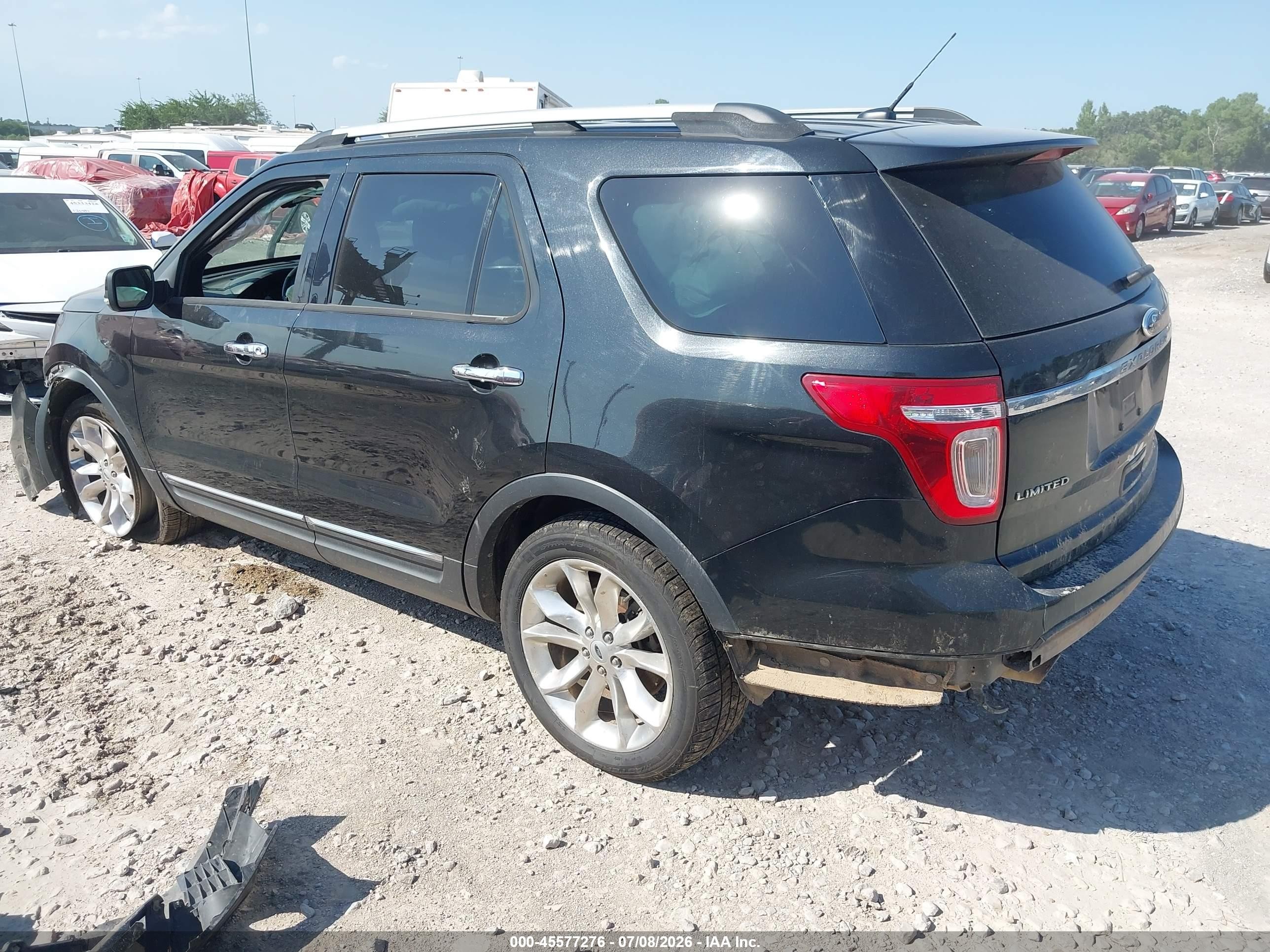 2013 Ford Explorer Limited Black vin: 1FM5K7F95DGA58726