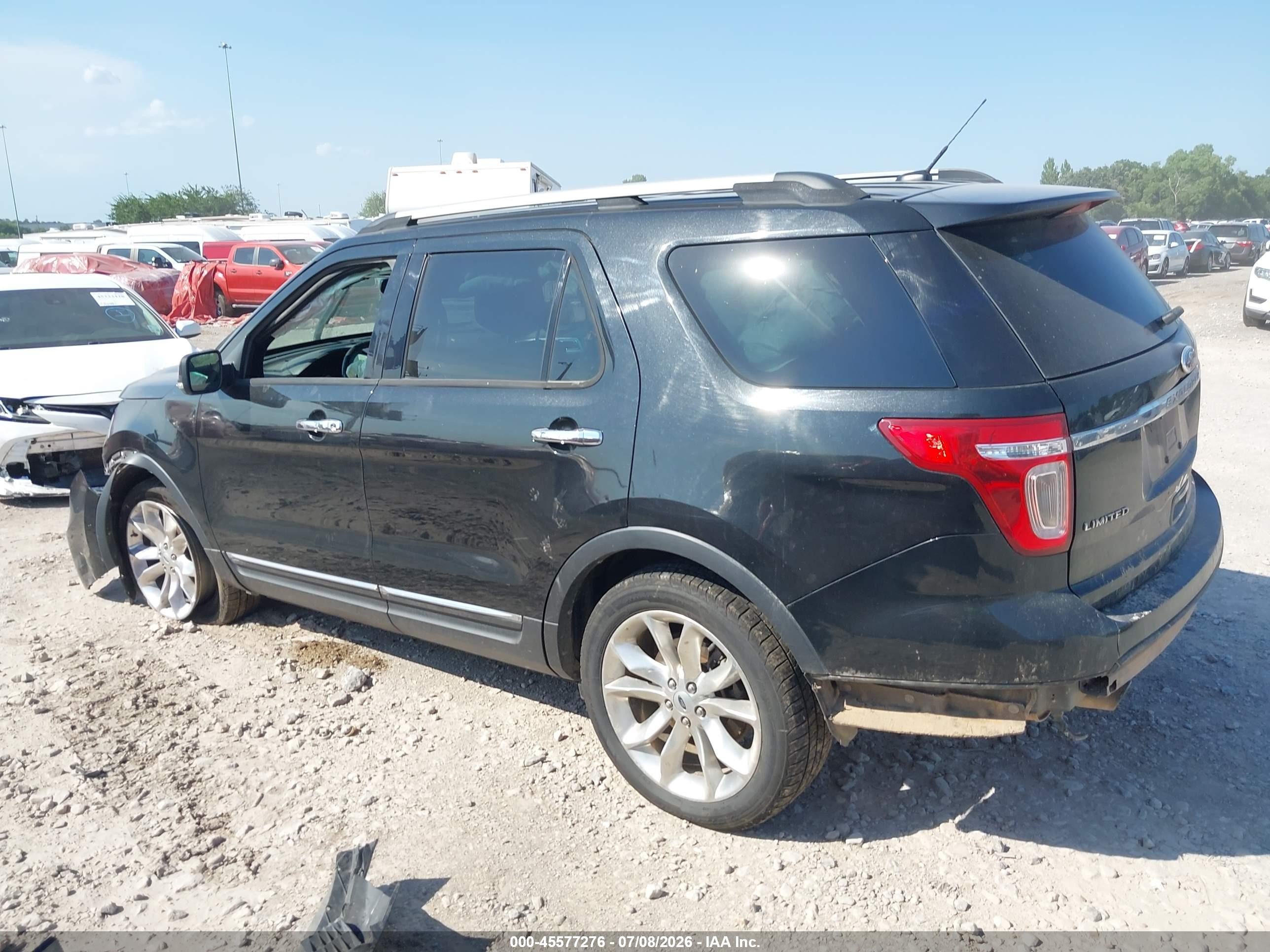 2013 Ford Explorer Limited Black vin: 1FM5K7F95DGA58726
