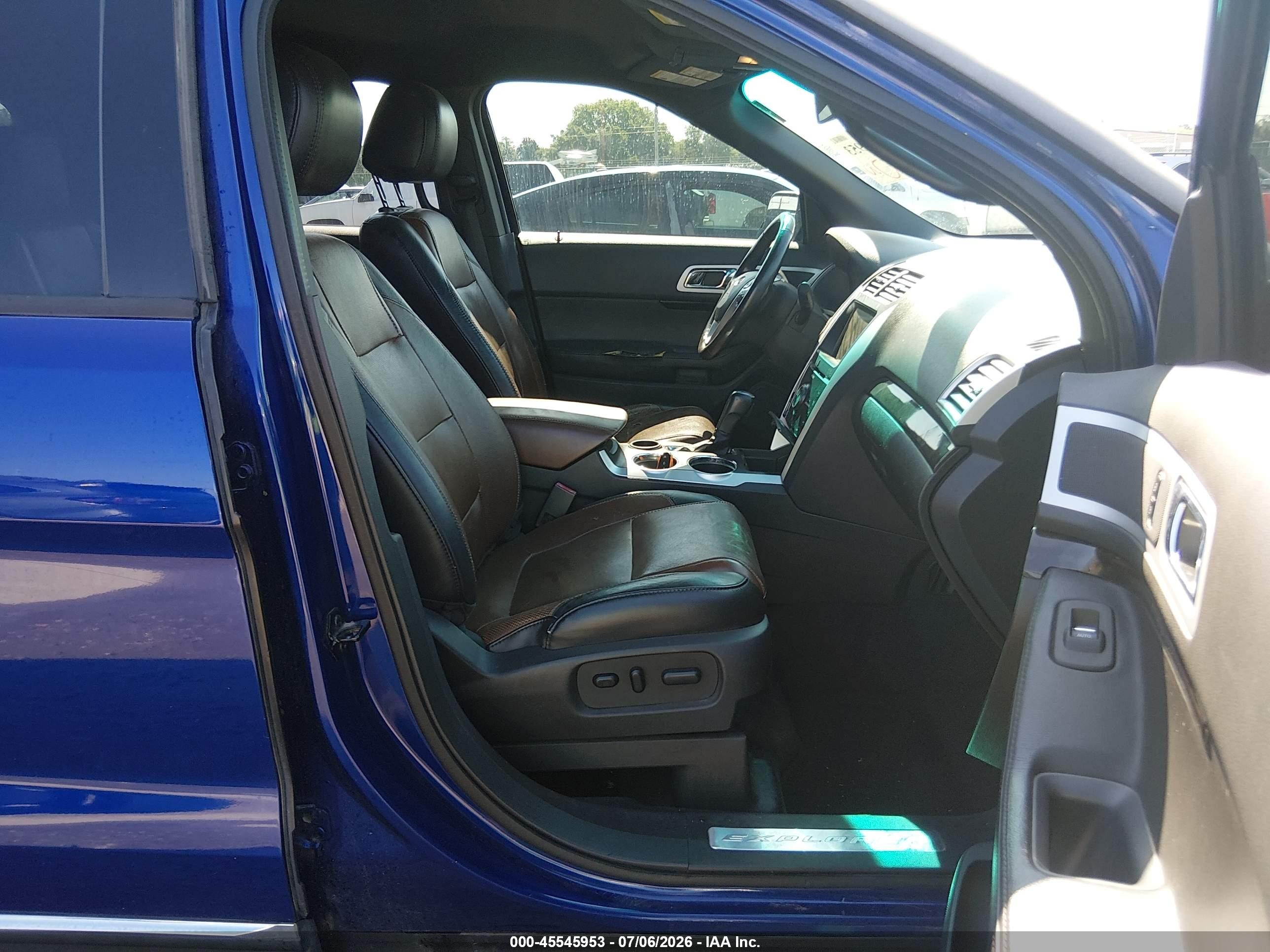 2013 Ford Explorer Limited Blue vin: 1FM5K7F95DGA79866