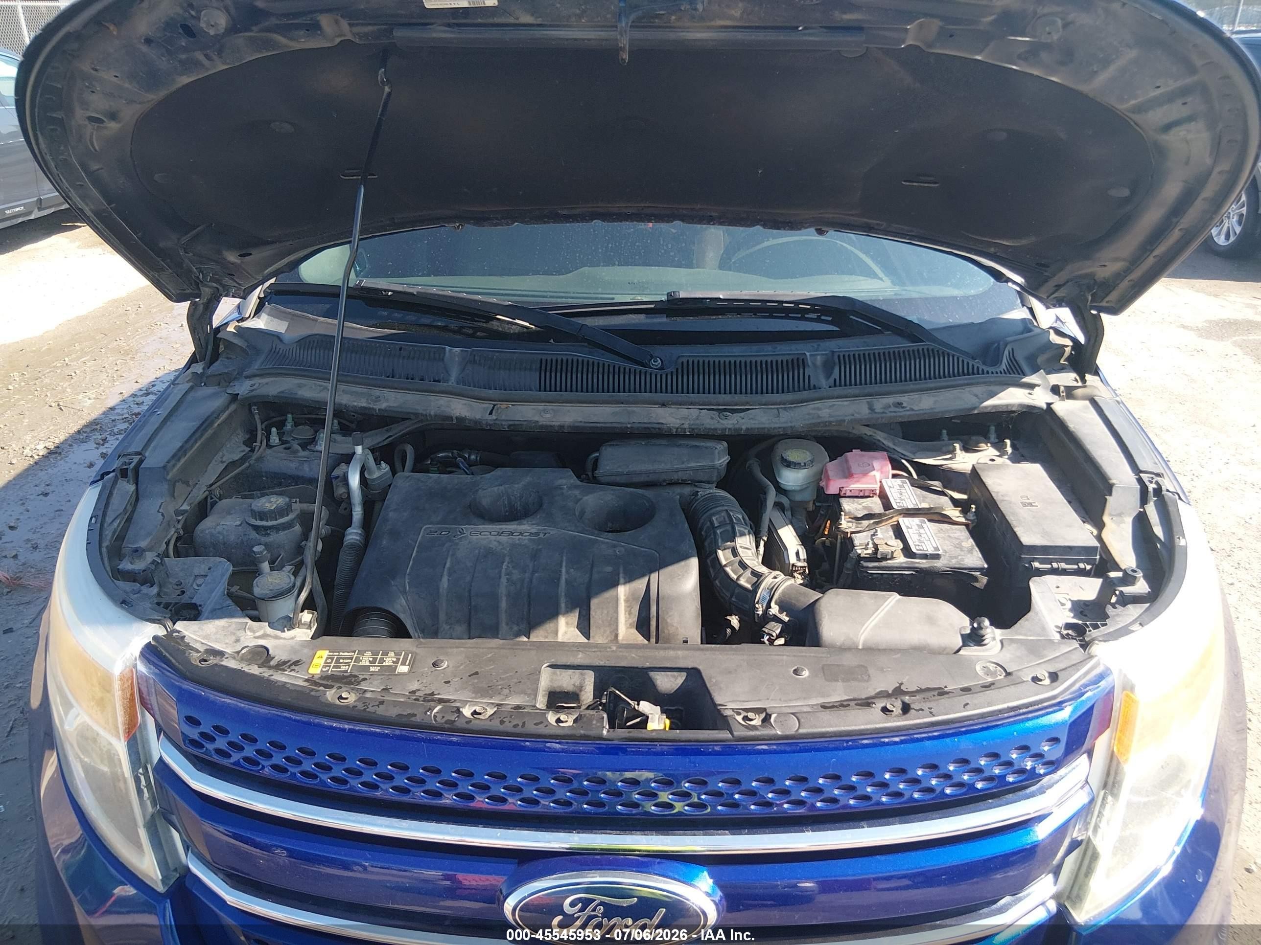 2013 Ford Explorer Limited Blue vin: 1FM5K7F95DGA79866