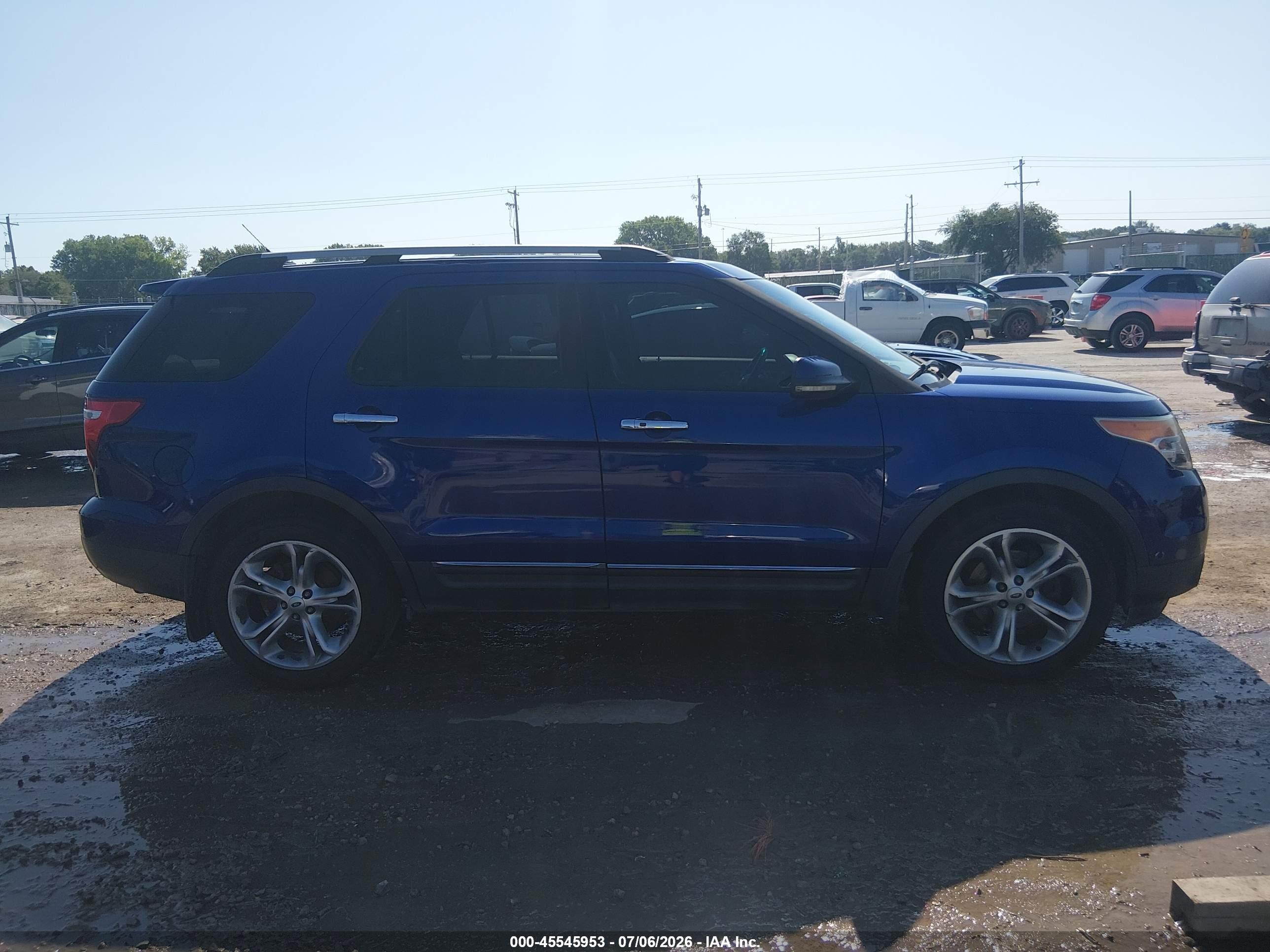 2013 Ford Explorer Limited Blue vin: 1FM5K7F95DGA79866