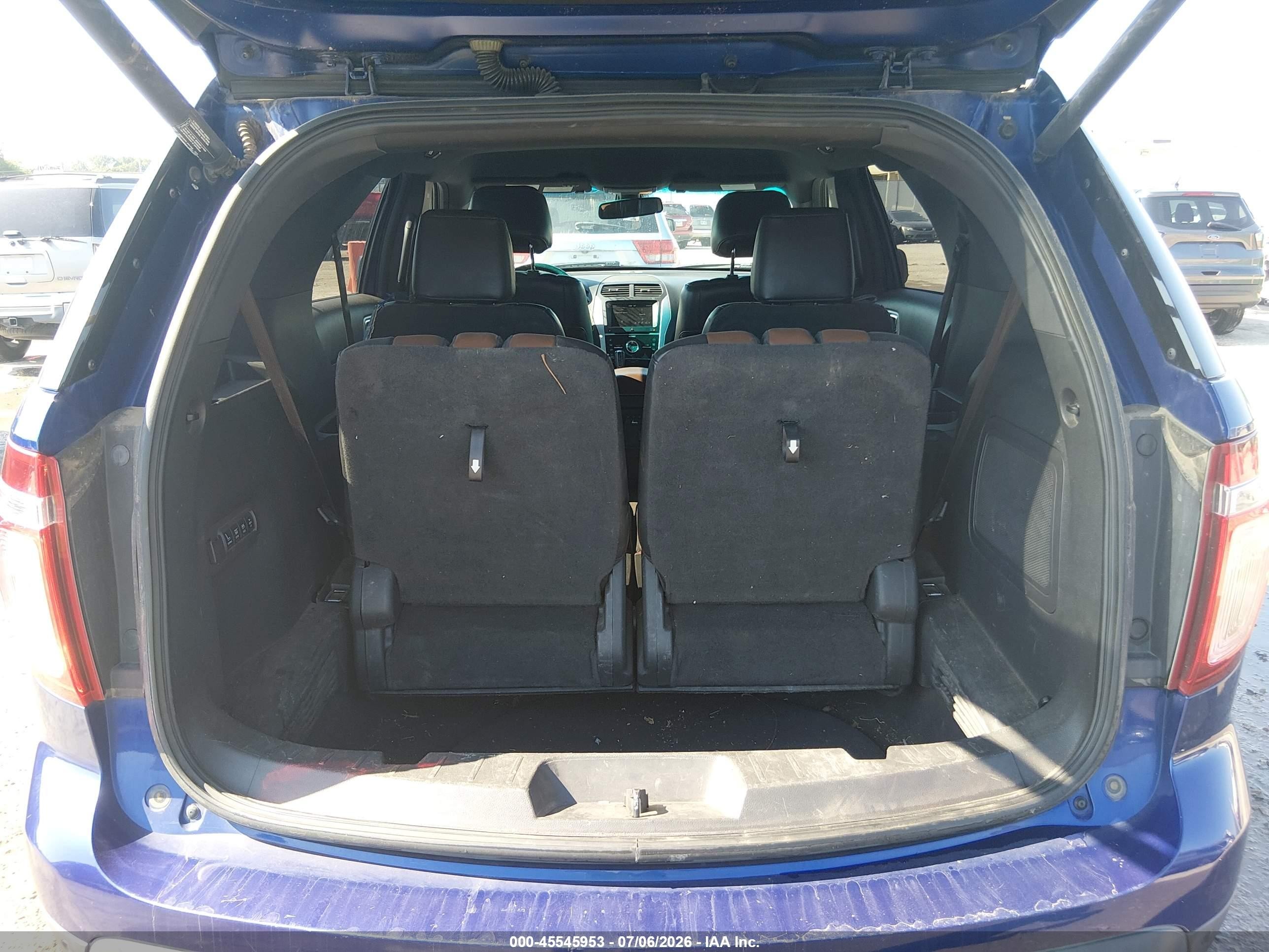 2013 Ford Explorer Limited Blue vin: 1FM5K7F95DGA79866