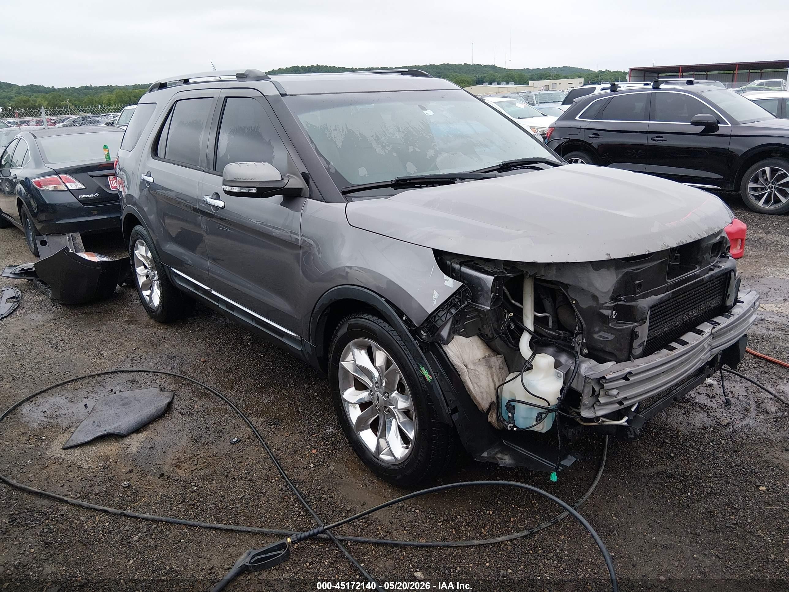 2013 Ford Explorer Limited Gray vin: 1FM5K7F95DGB89364