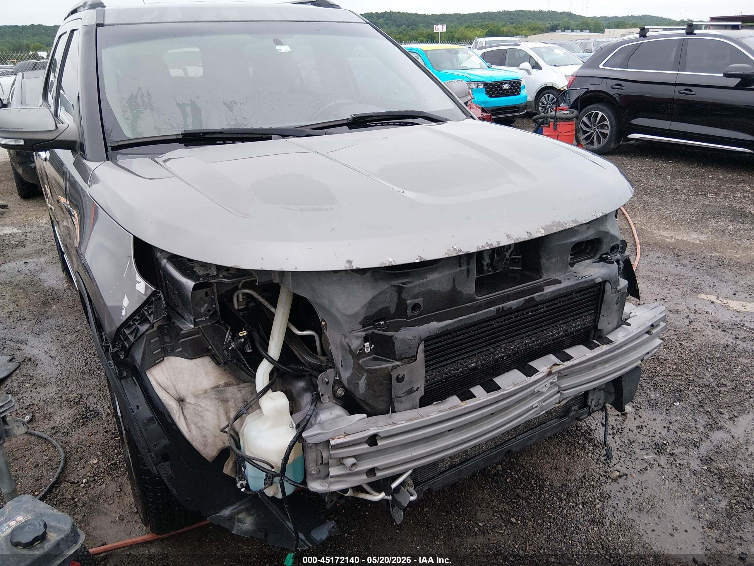 2013 Ford Explorer Limited Gray vin: 1FM5K7F95DGB89364