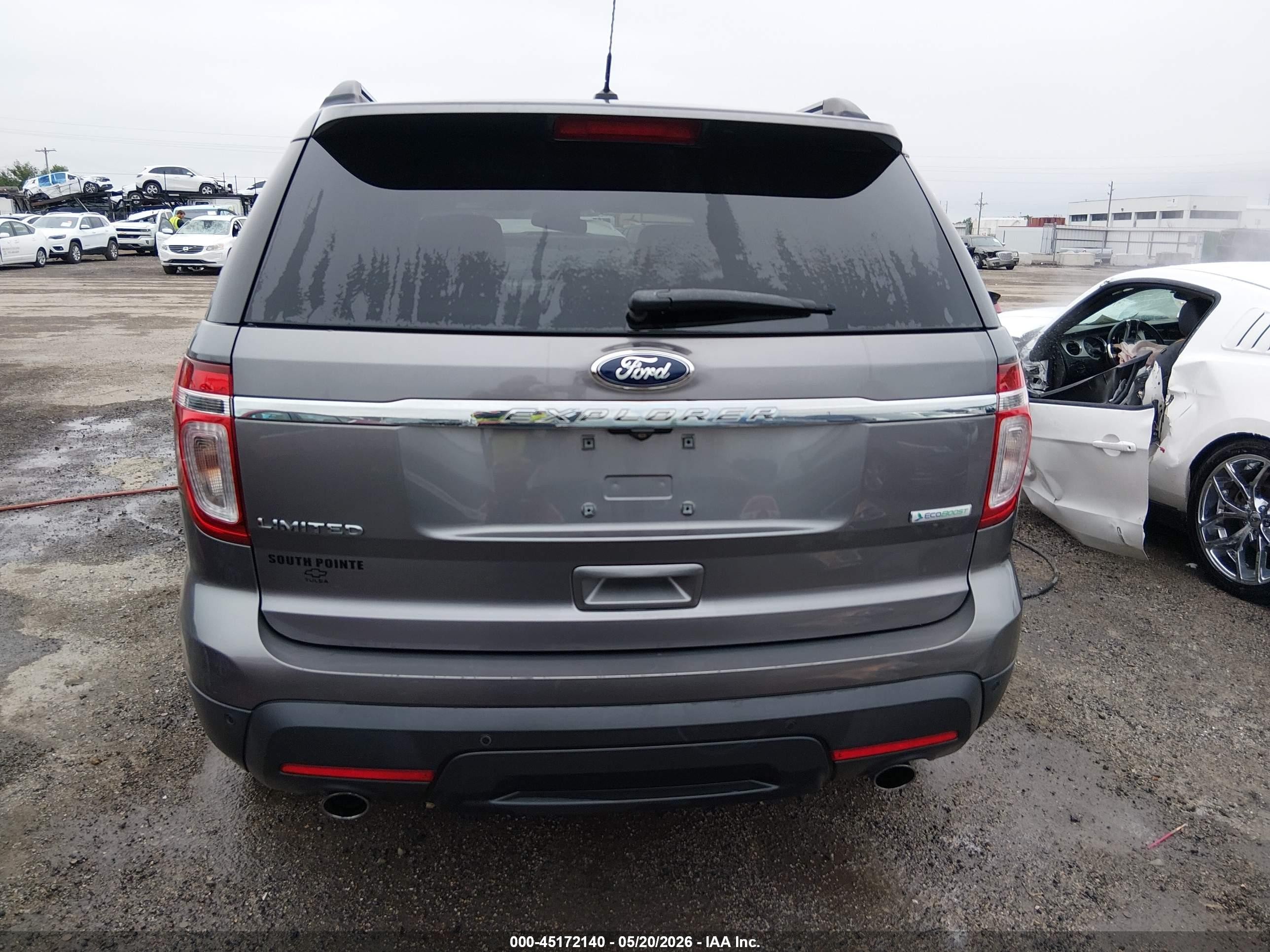 2013 Ford Explorer Limited Gray vin: 1FM5K7F95DGB89364