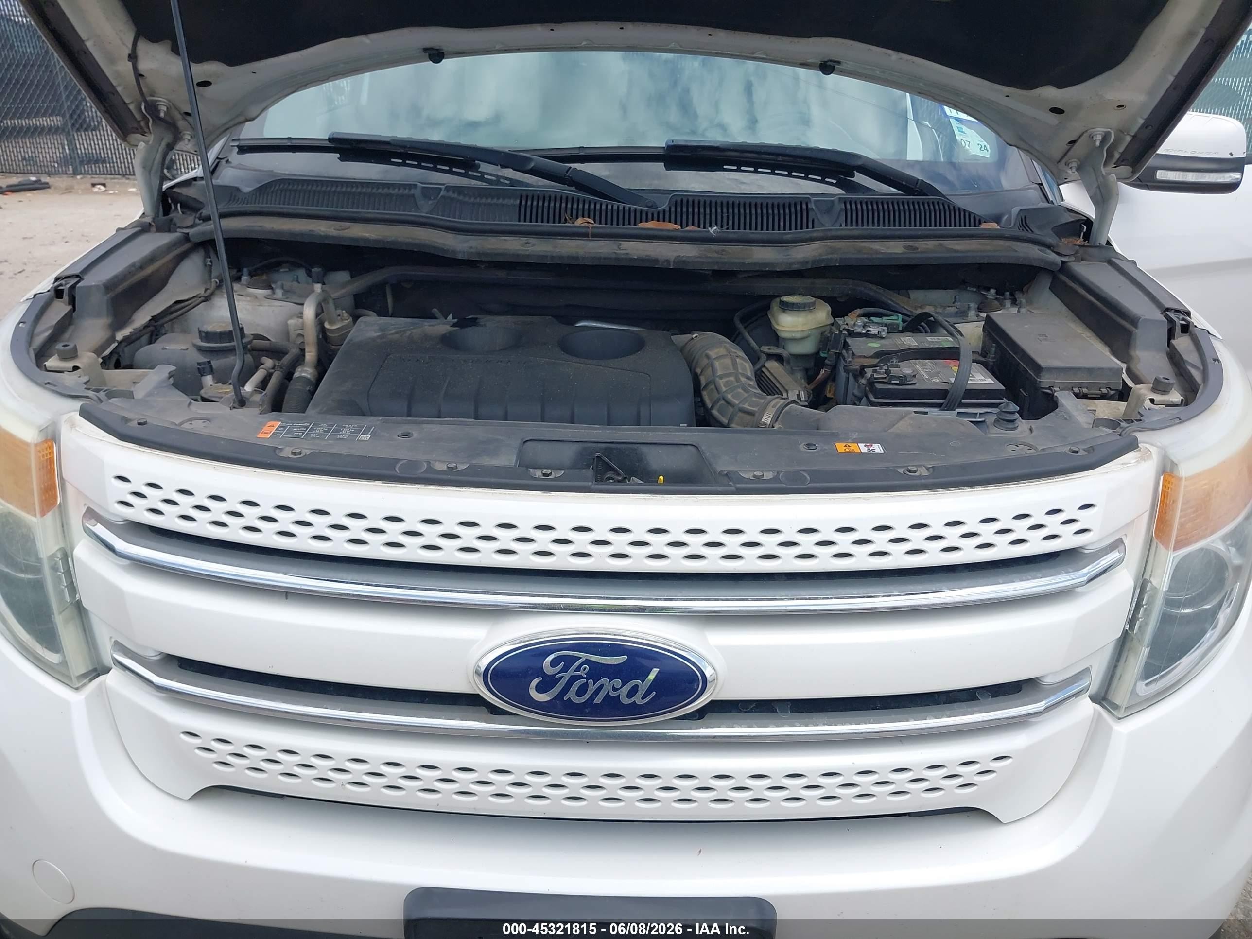 2014 Ford Explorer Limited White vin: 1FM5K7F95EGA26179