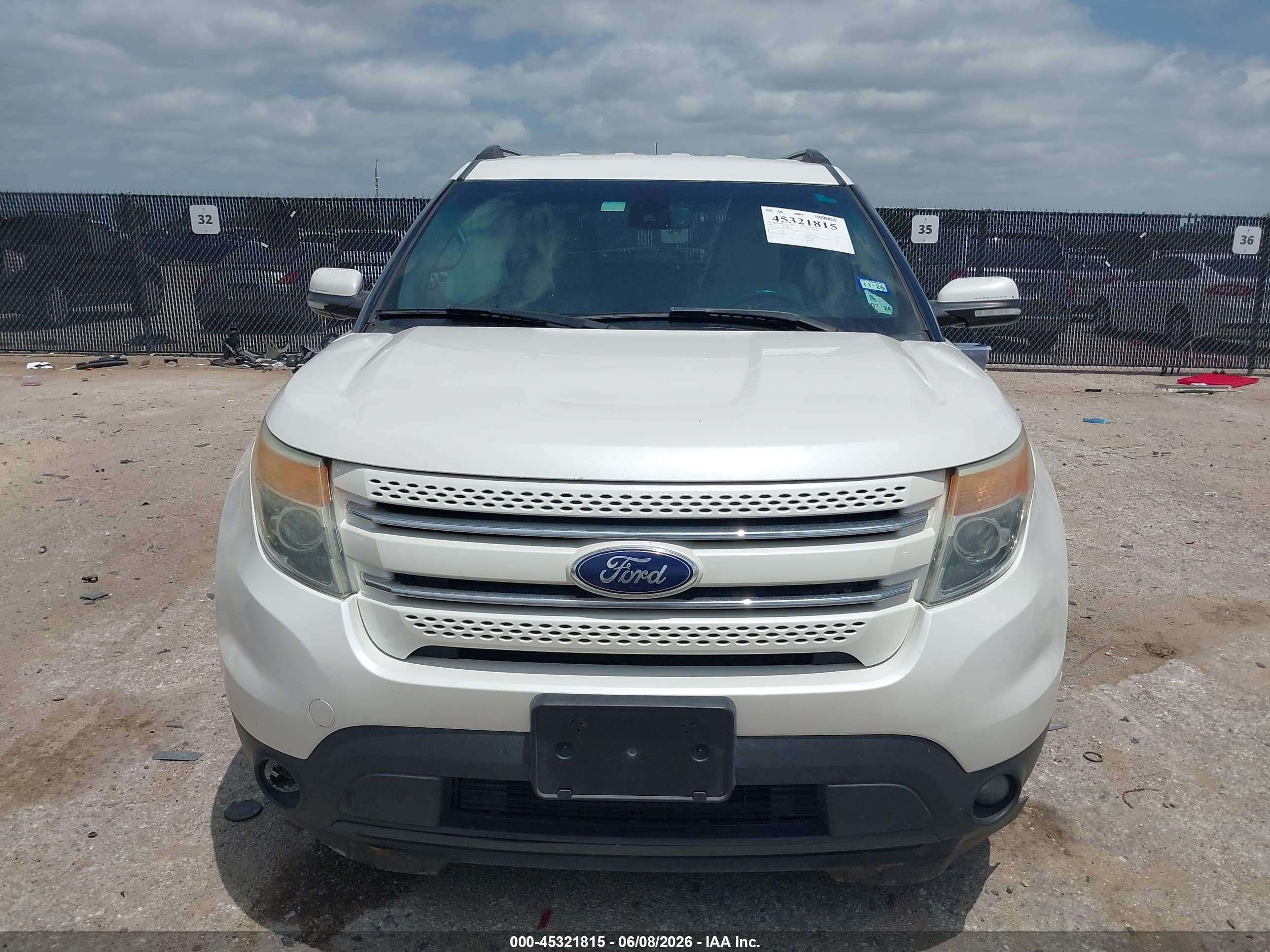 2014 Ford Explorer Limited White vin: 1FM5K7F95EGA26179