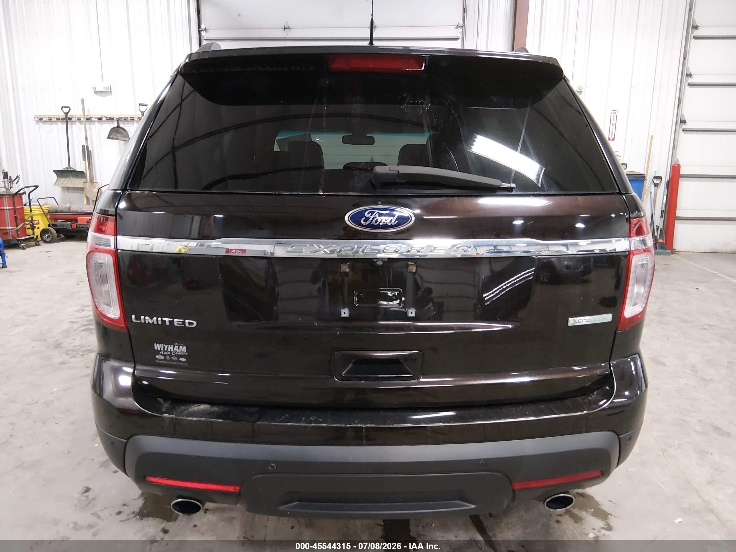2014 Ford Explorer Limited Black vin: 1FM5K7F95EGB77779