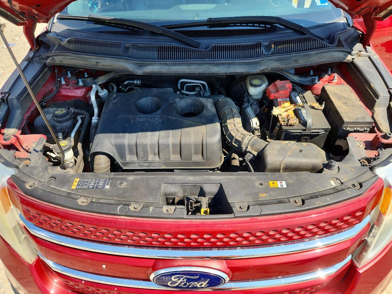 2015 Ford Explorer Limited Red vin: 1FM5K7F96FGA07187