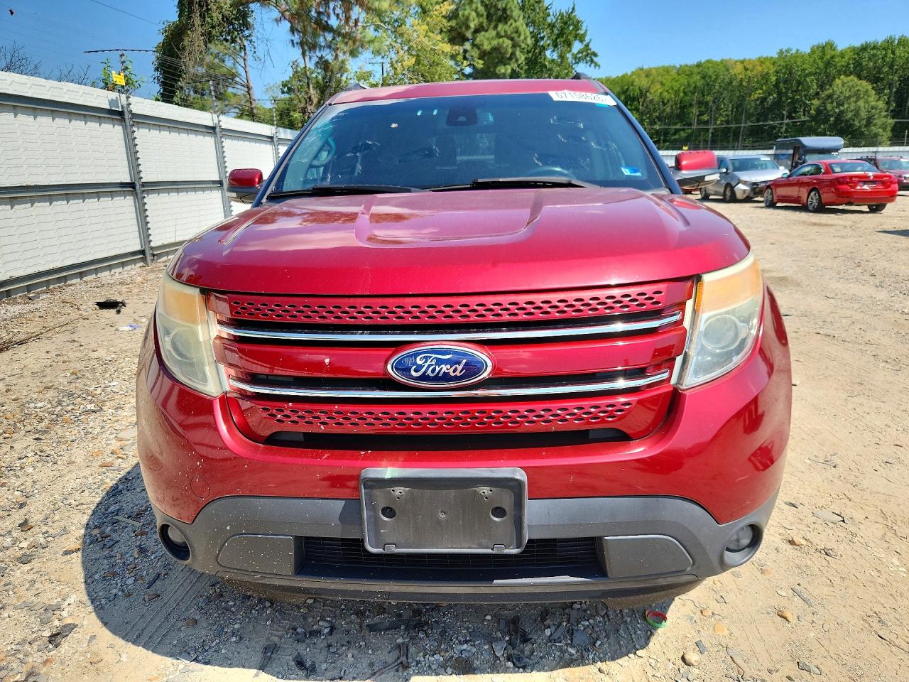 2015 Ford Explorer Limited Red vin: 1FM5K7F96FGA07187