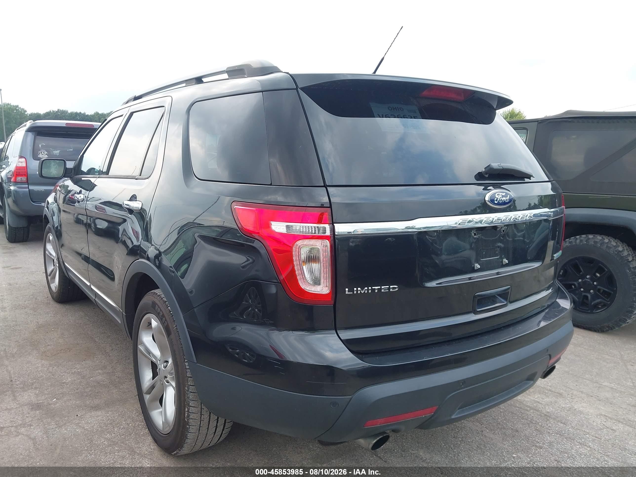2015 Ford Explorer Limited Black vin: 1FM5K7F96FGA18061
