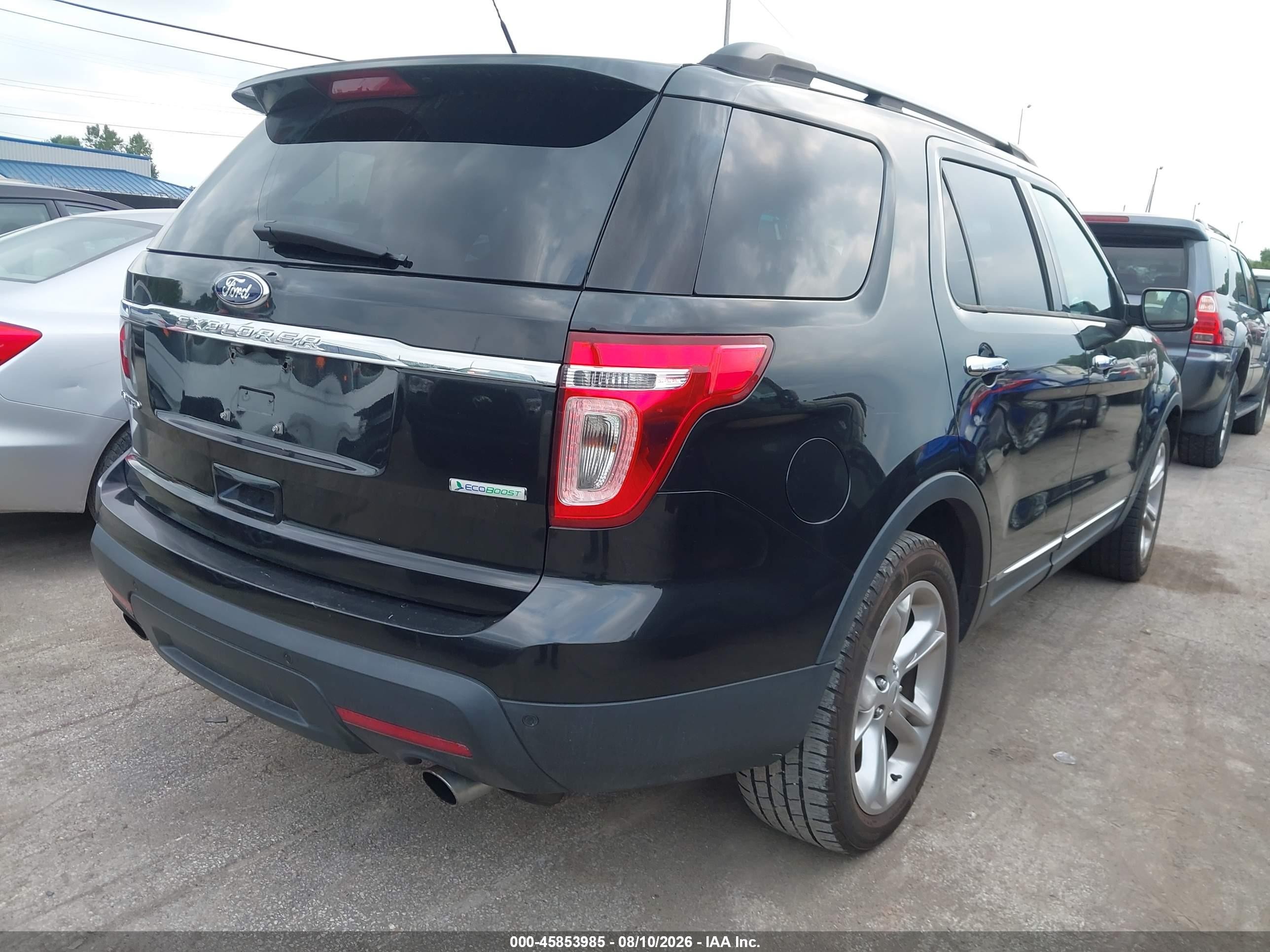 2015 Ford Explorer Limited Black vin: 1FM5K7F96FGA18061
