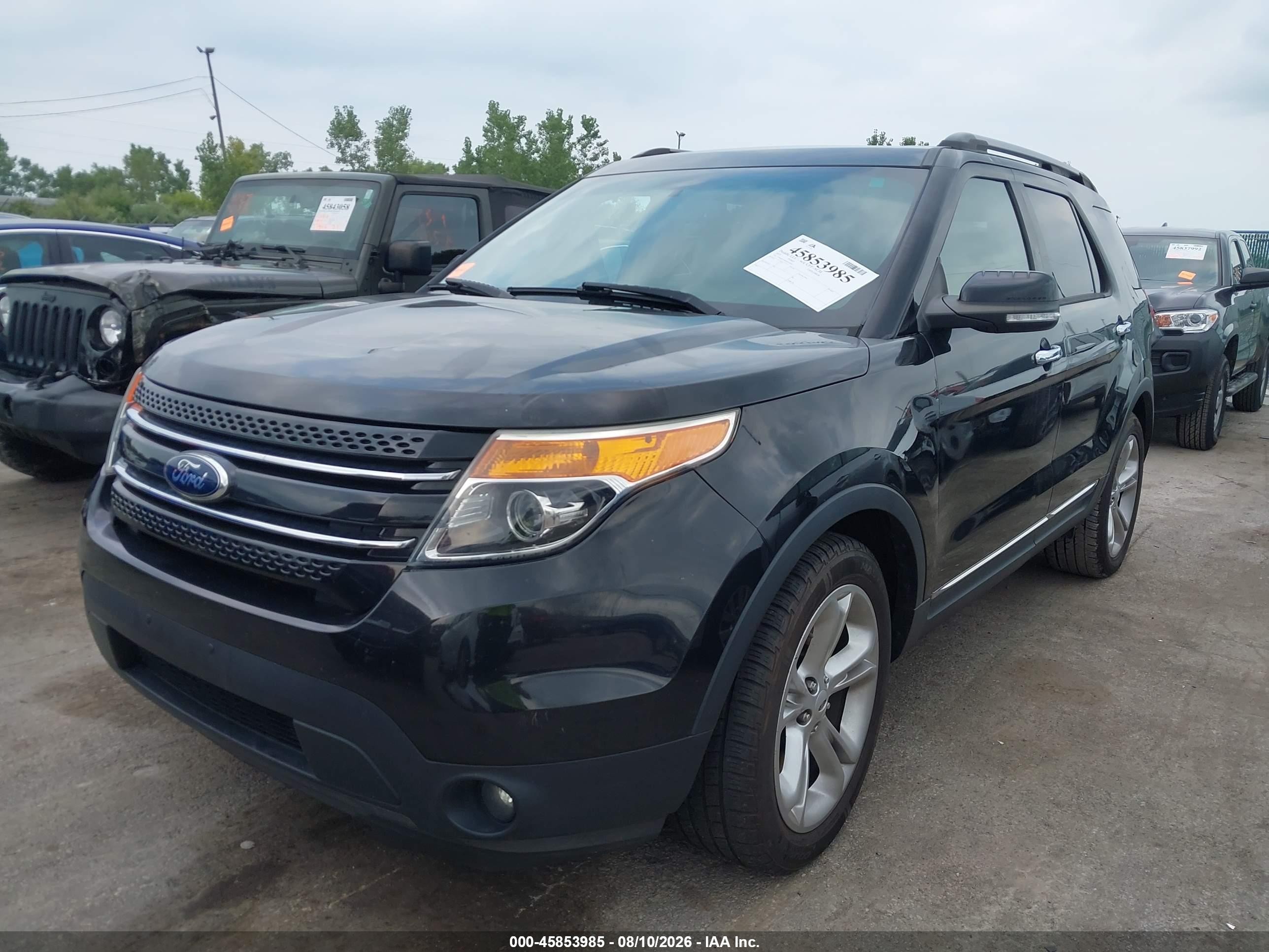 2015 Ford Explorer Limited Black vin: 1FM5K7F96FGA18061