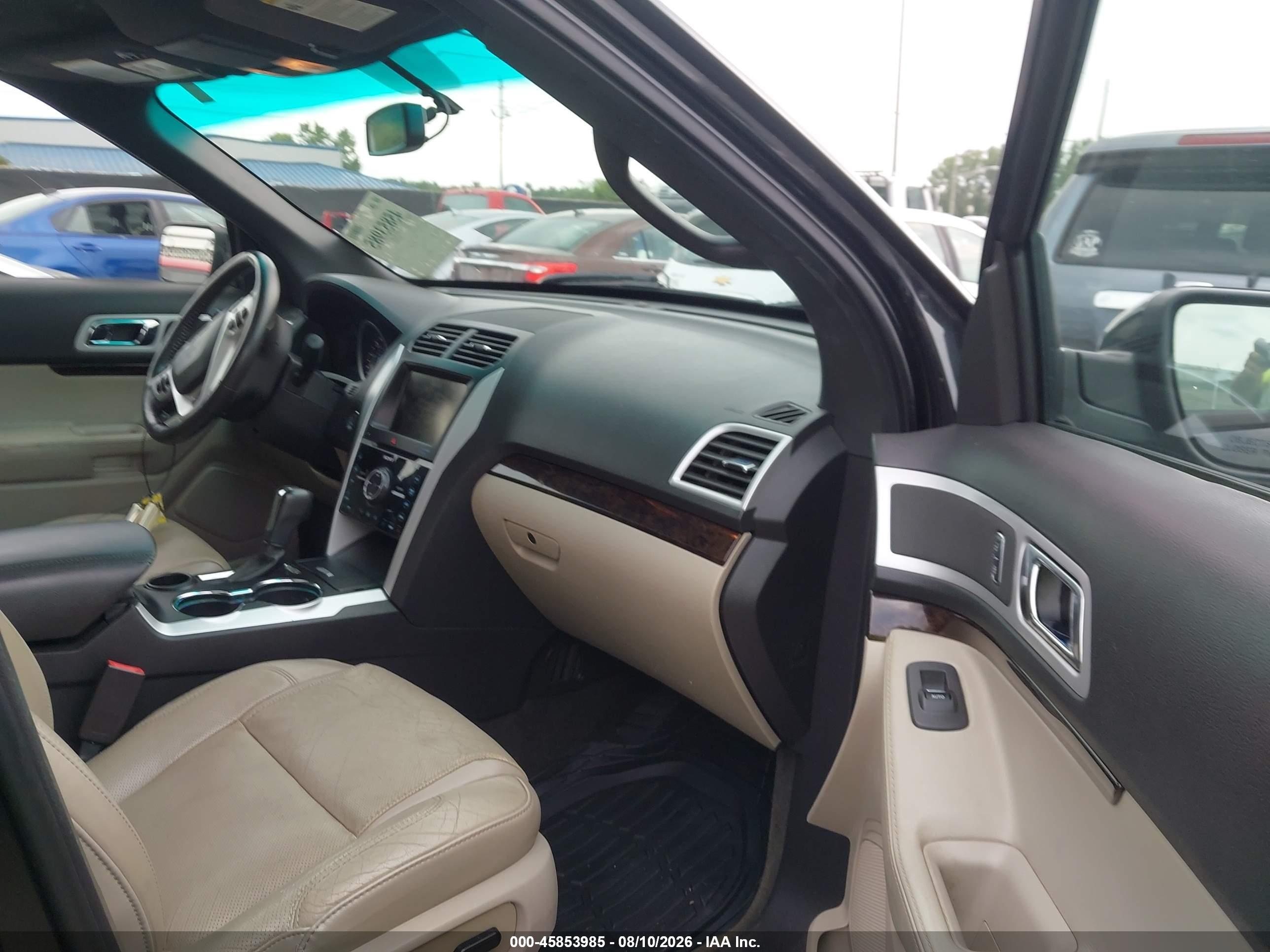 2015 Ford Explorer Limited Black vin: 1FM5K7F96FGA18061