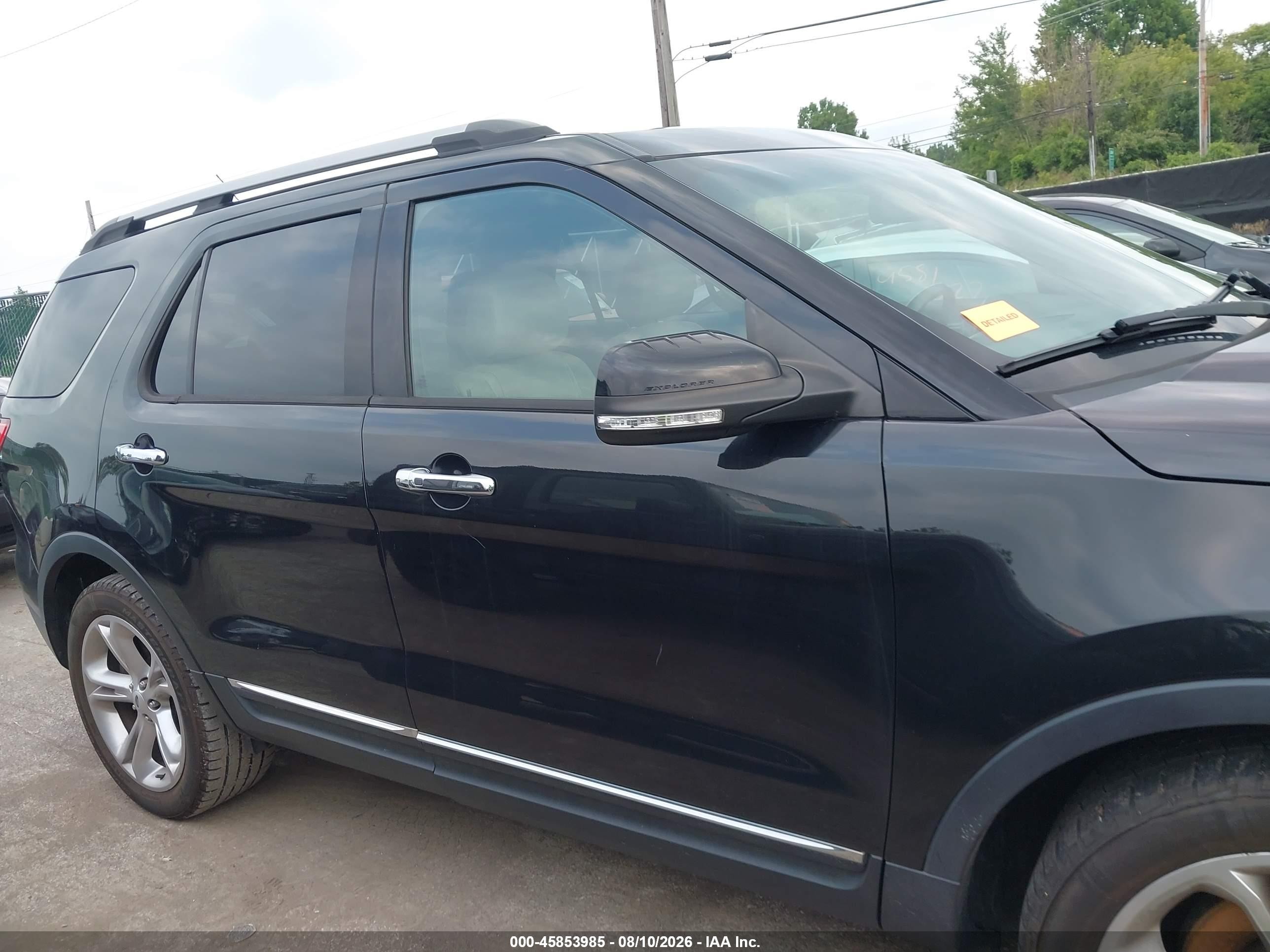 2015 Ford Explorer Limited Black vin: 1FM5K7F96FGA18061