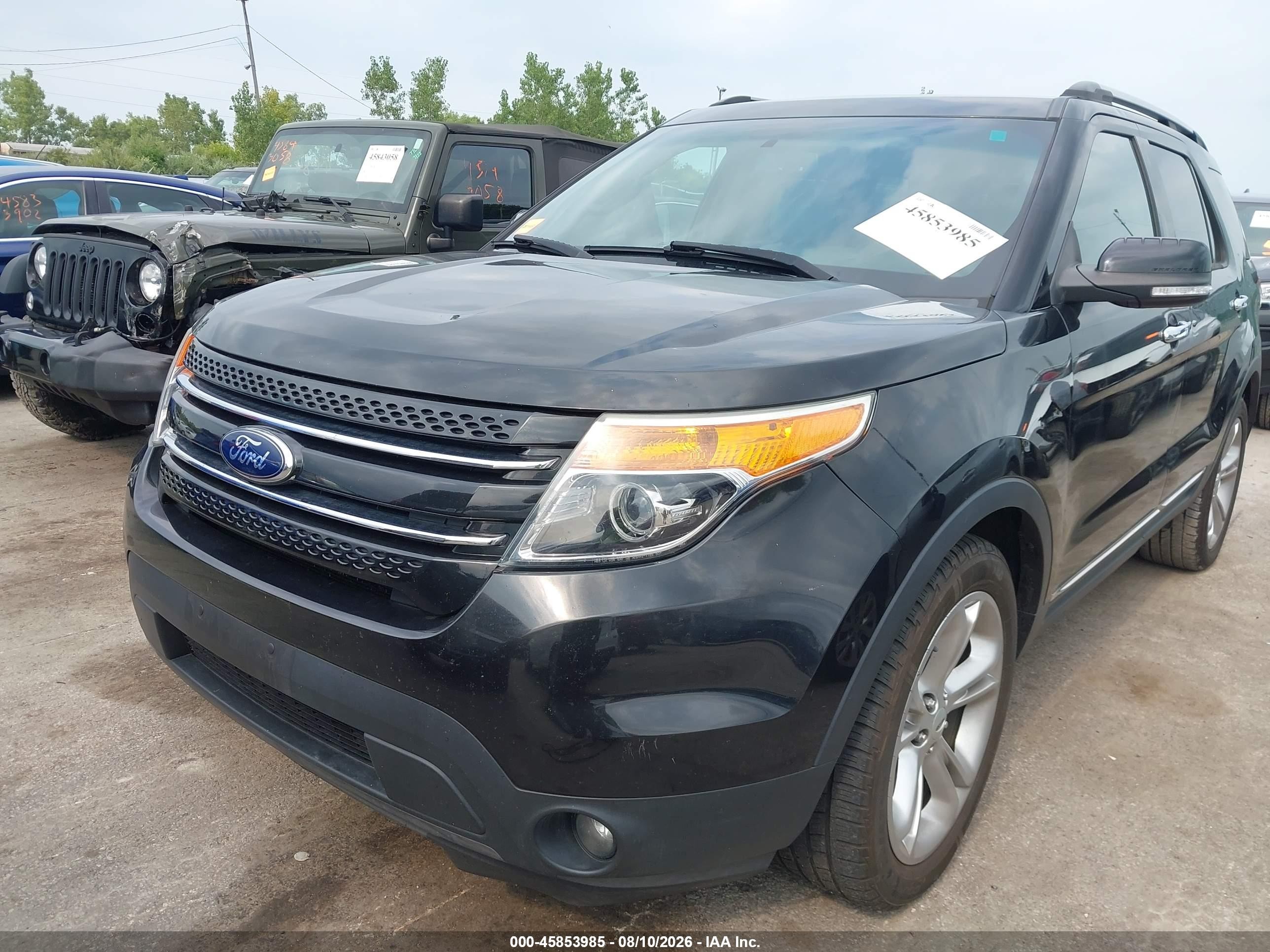 2015 Ford Explorer Limited Black vin: 1FM5K7F96FGA18061