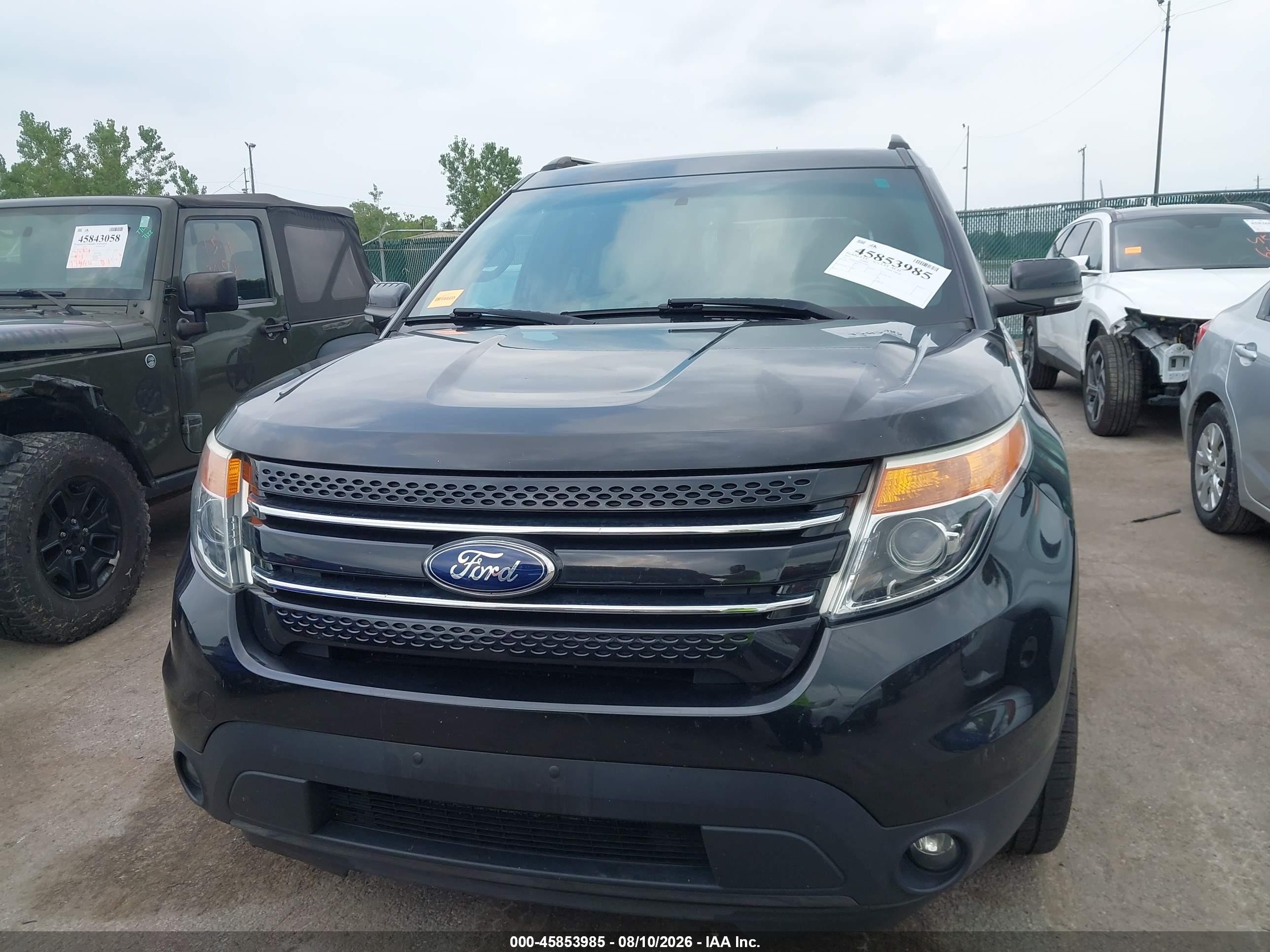 2015 Ford Explorer Limited Black vin: 1FM5K7F96FGA18061