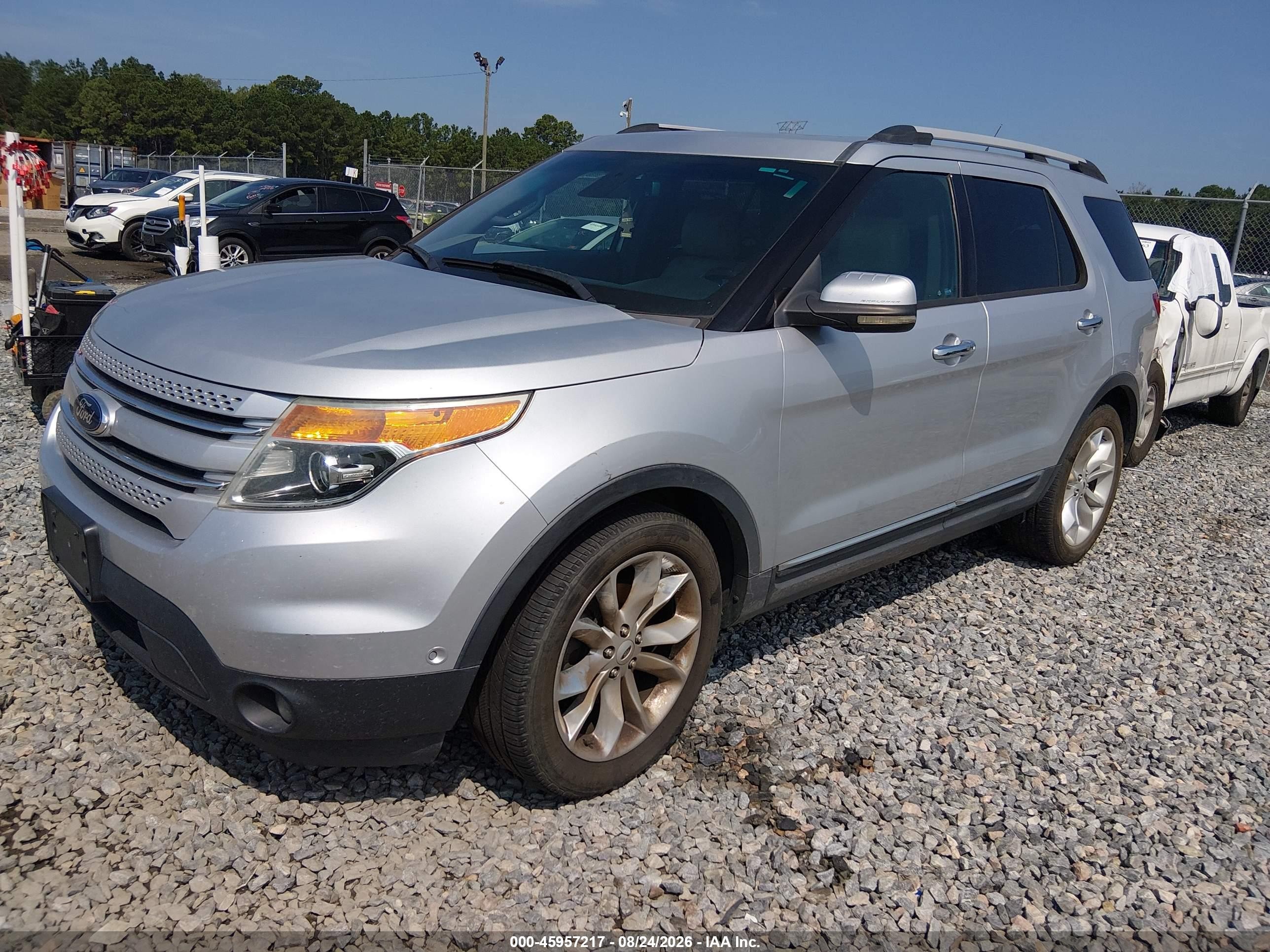 2013 Ford Explorer Limited Серебряный vin: 1FM5K7F97DGA20477