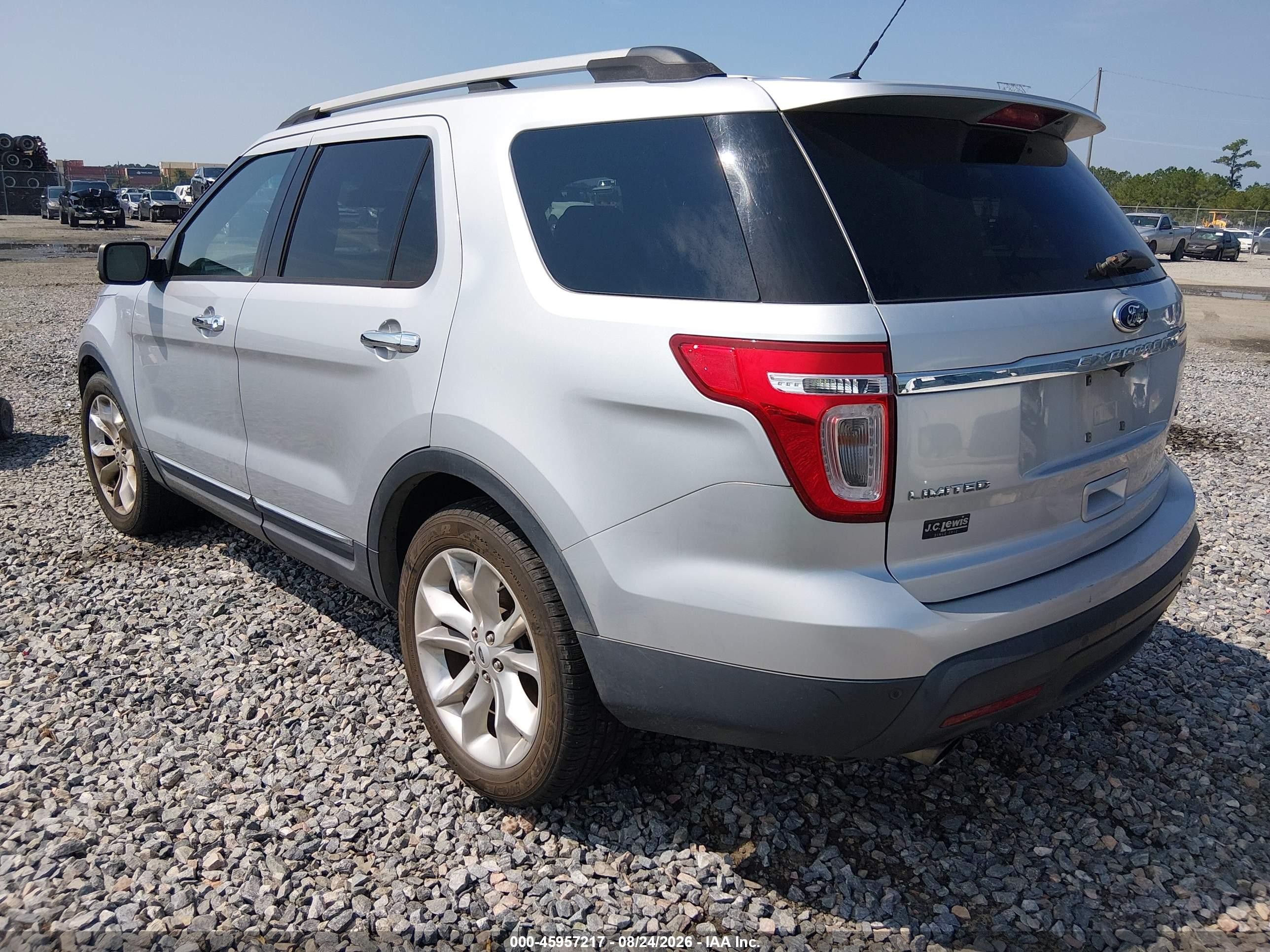 2013 Ford Explorer Limited Серебряный vin: 1FM5K7F97DGA20477