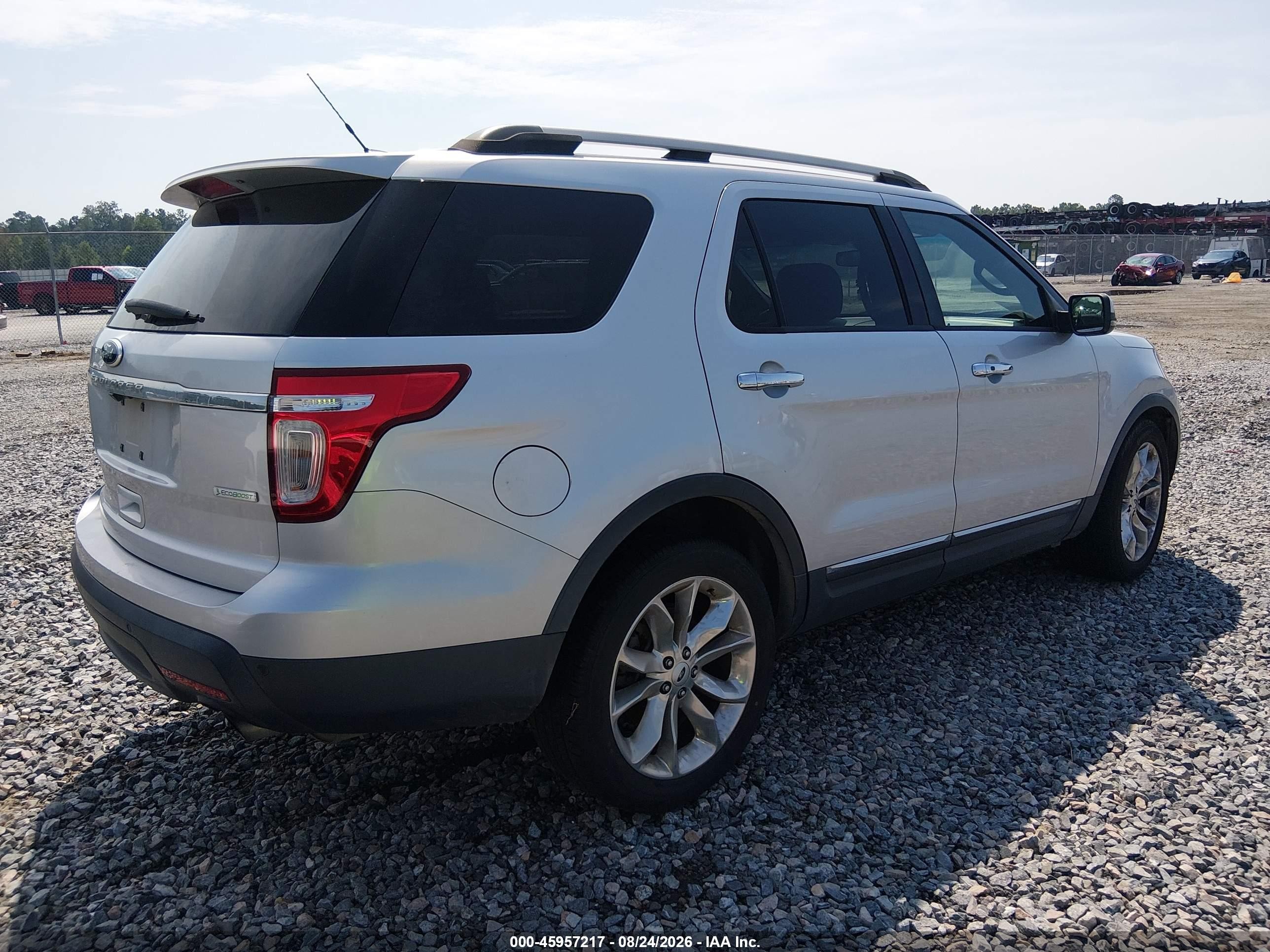 2013 Ford Explorer Limited Серебряный vin: 1FM5K7F97DGA20477