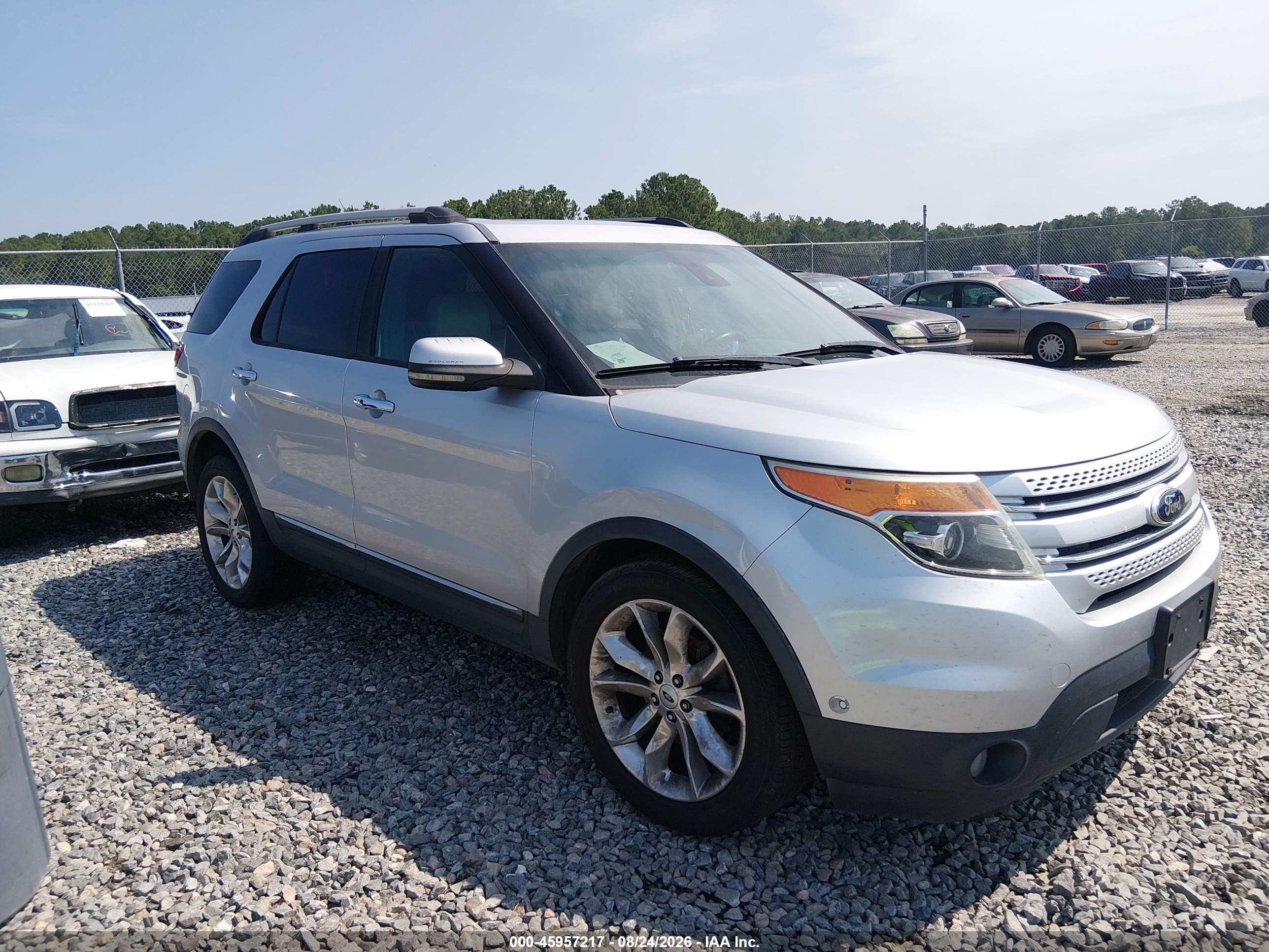 2013 Ford Explorer Limited Серебряный vin: 1FM5K7F97DGA20477