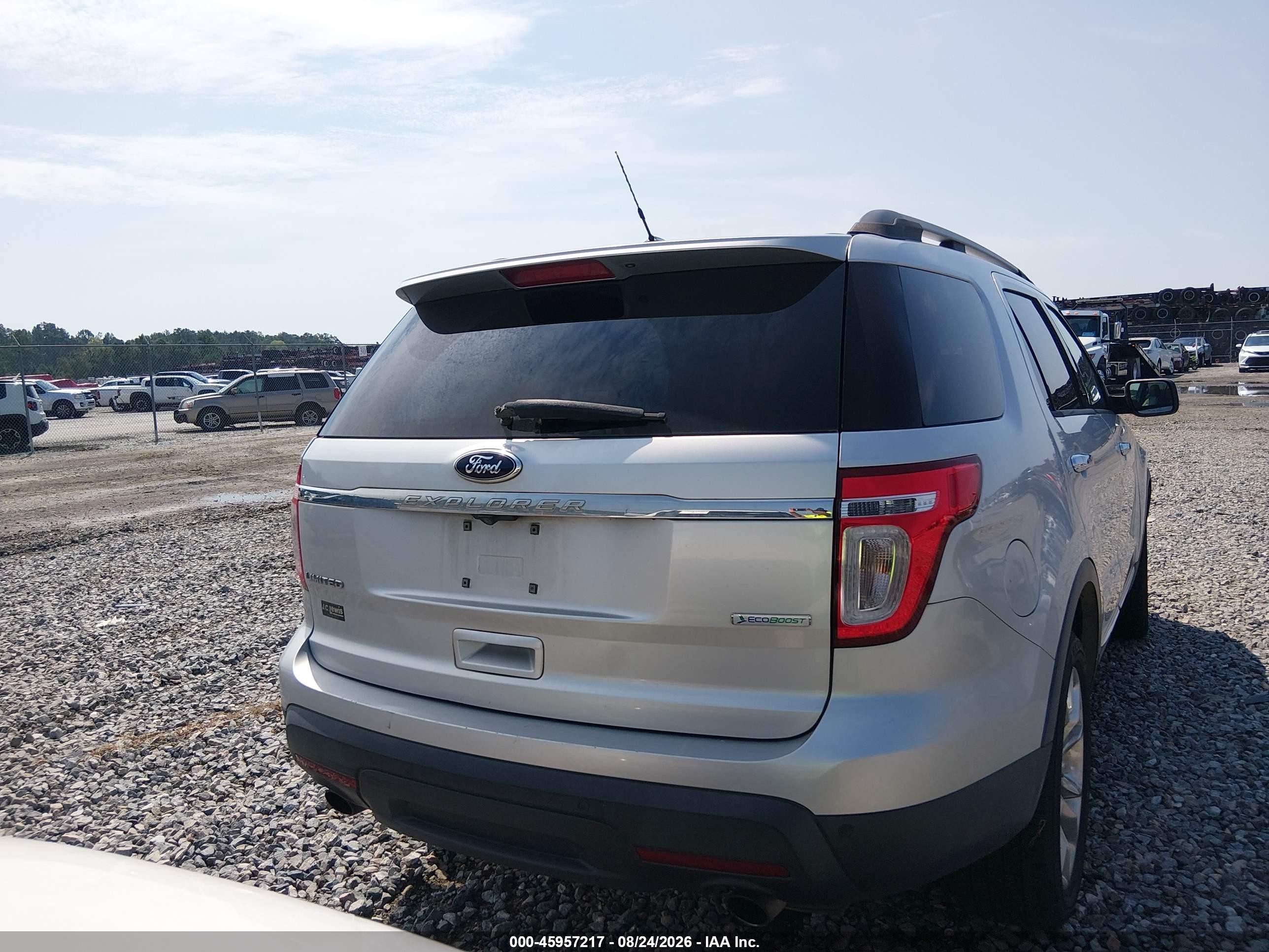 2013 Ford Explorer Limited Серебряный vin: 1FM5K7F97DGA20477