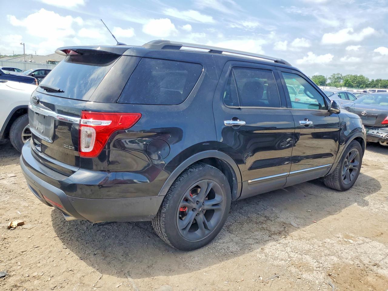 2013 Ford Explorer Limited Black vin: 1FM5K7F97DGA53513