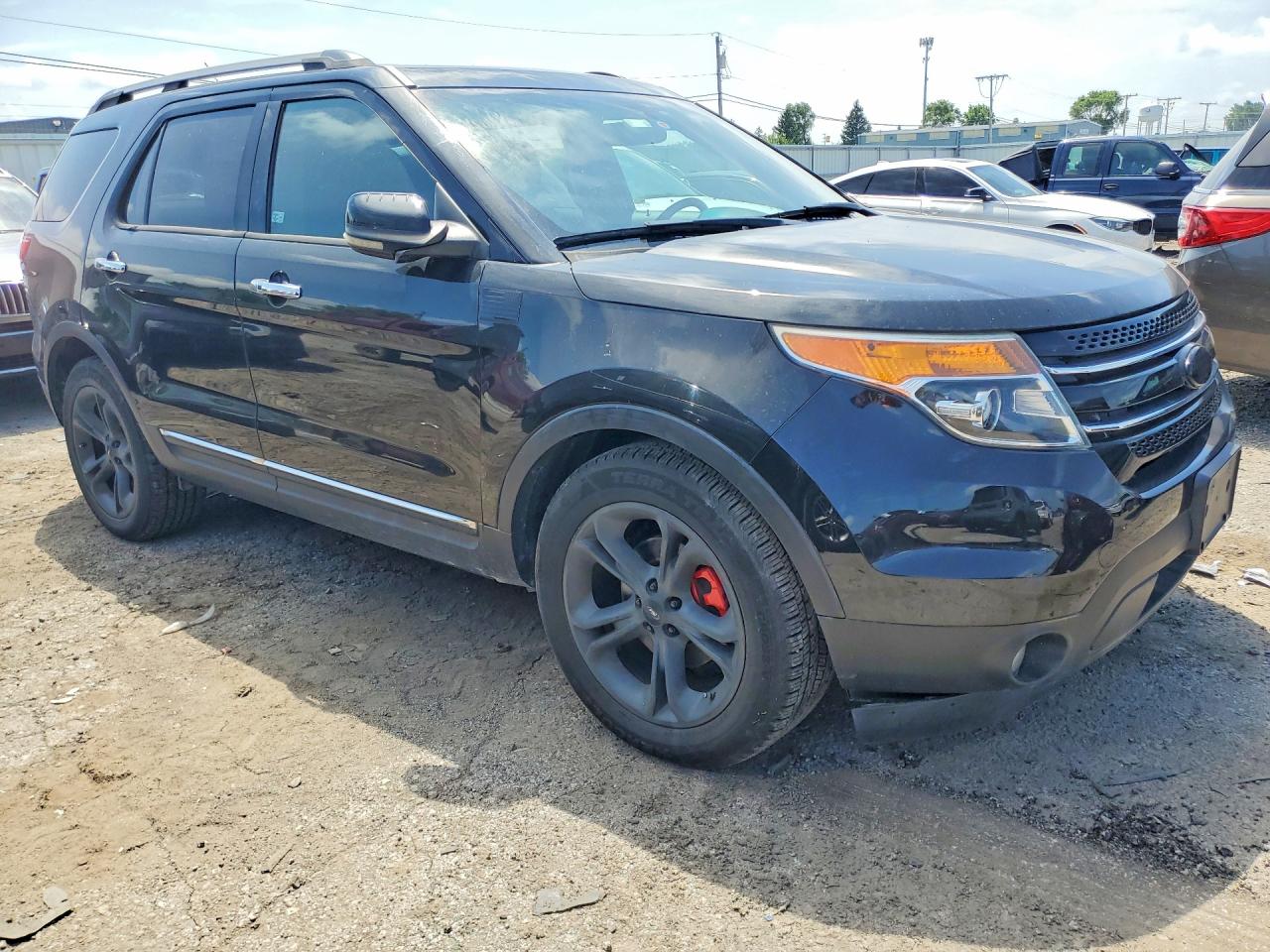 2013 Ford Explorer Limited Black vin: 1FM5K7F97DGA53513