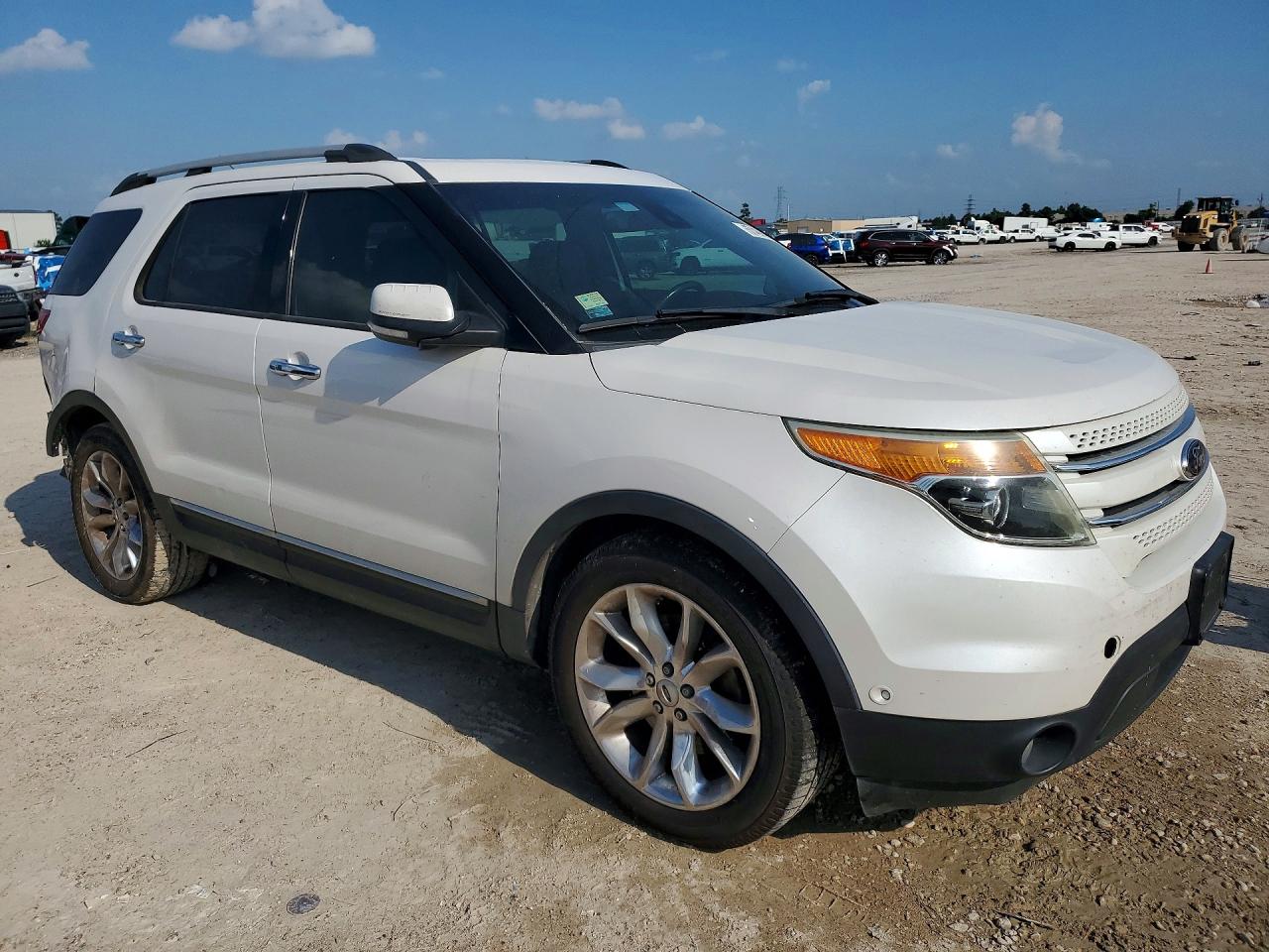 2013 Ford Explorer Limited White vin: 1FM5K7F97DGB69620