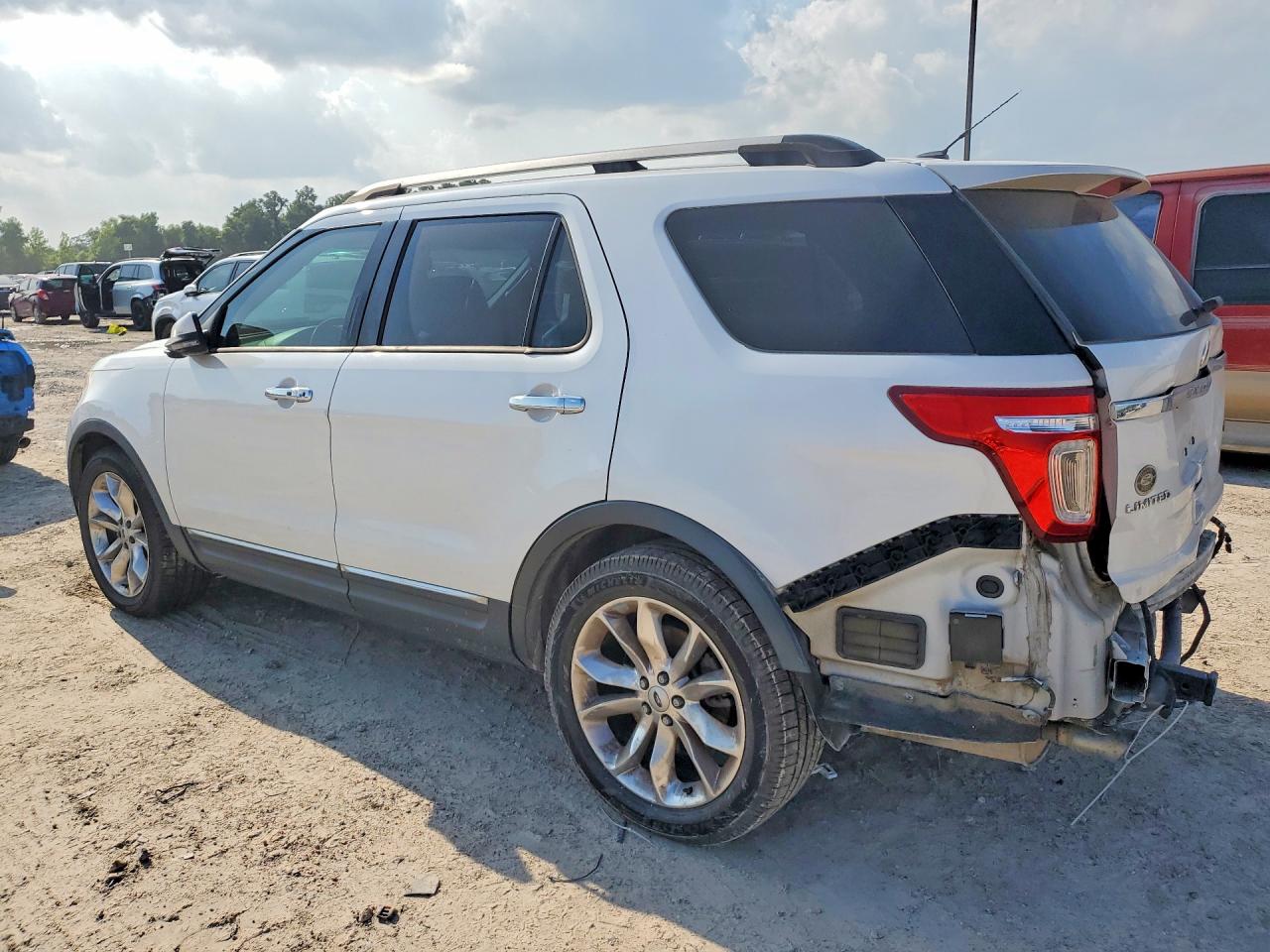 2013 Ford Explorer Limited White vin: 1FM5K7F97DGB69620