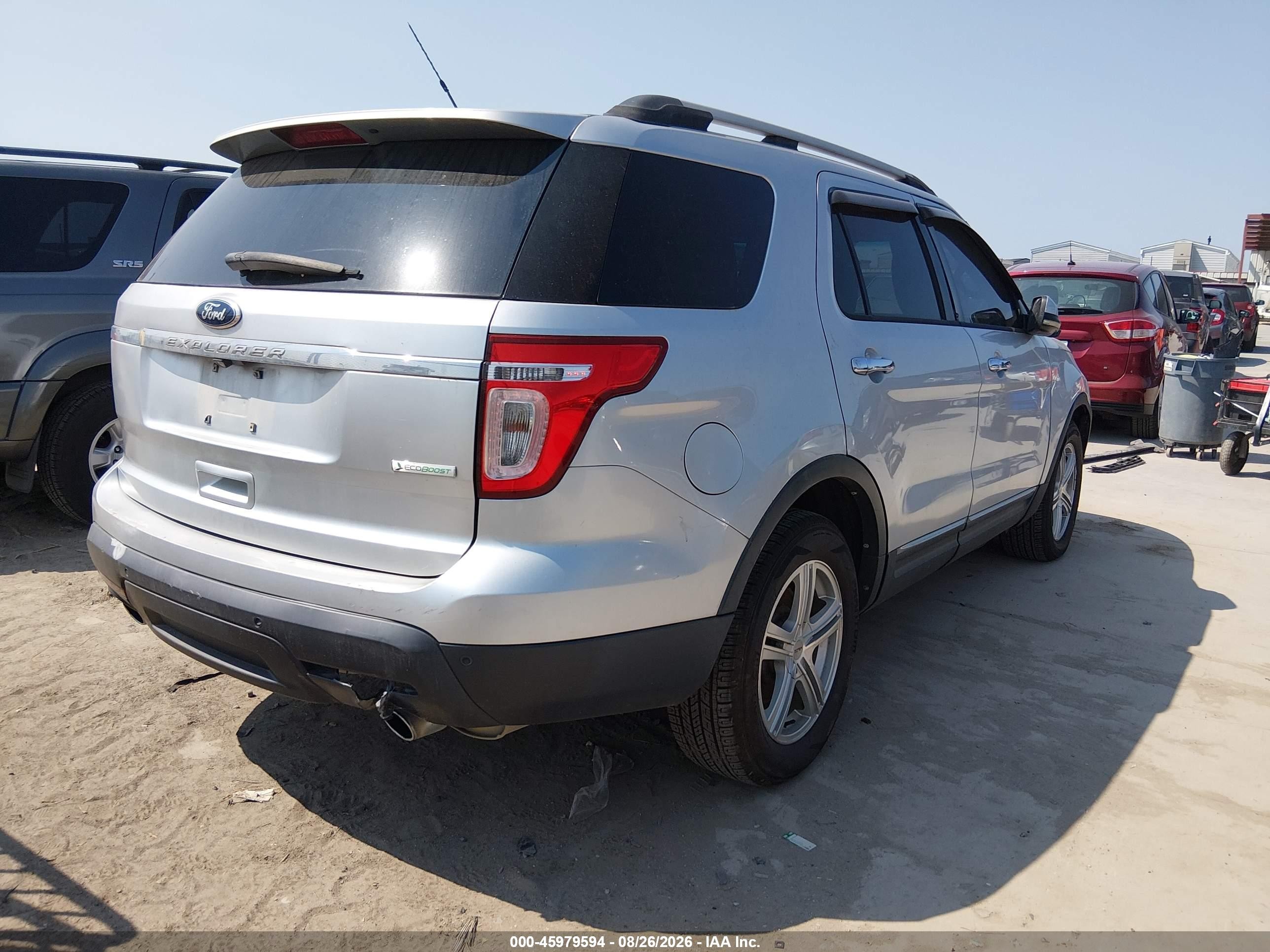2013 Ford Explorer Limited Серебряный vin: 1FM5K7F98DGB08308