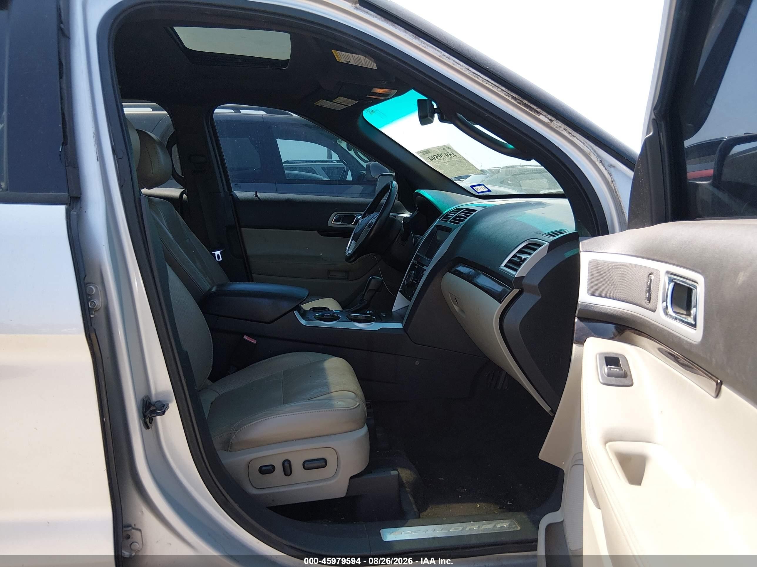 2013 Ford Explorer Limited Серебряный vin: 1FM5K7F98DGB08308