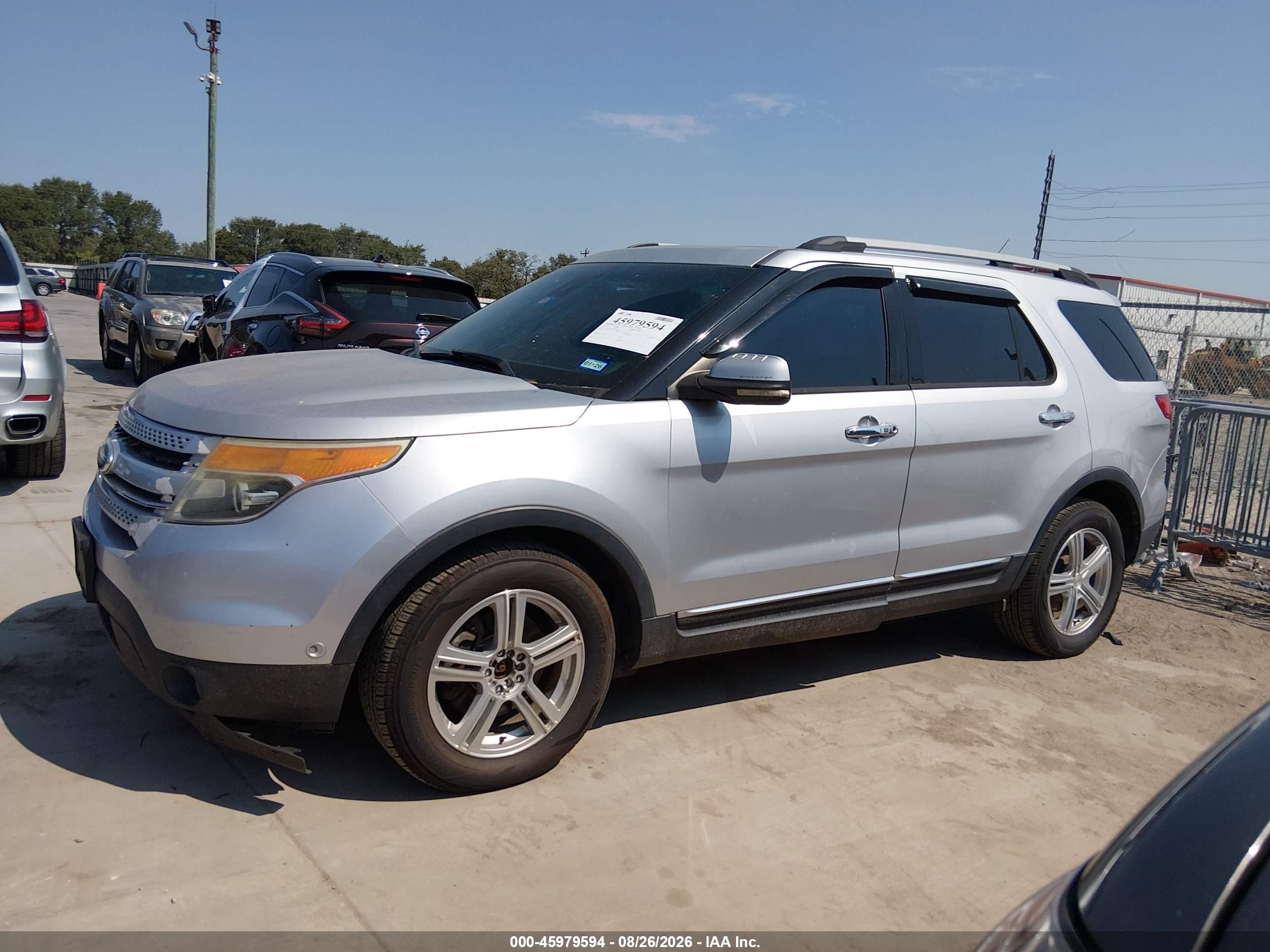 2013 Ford Explorer Limited Серебряный vin: 1FM5K7F98DGB08308