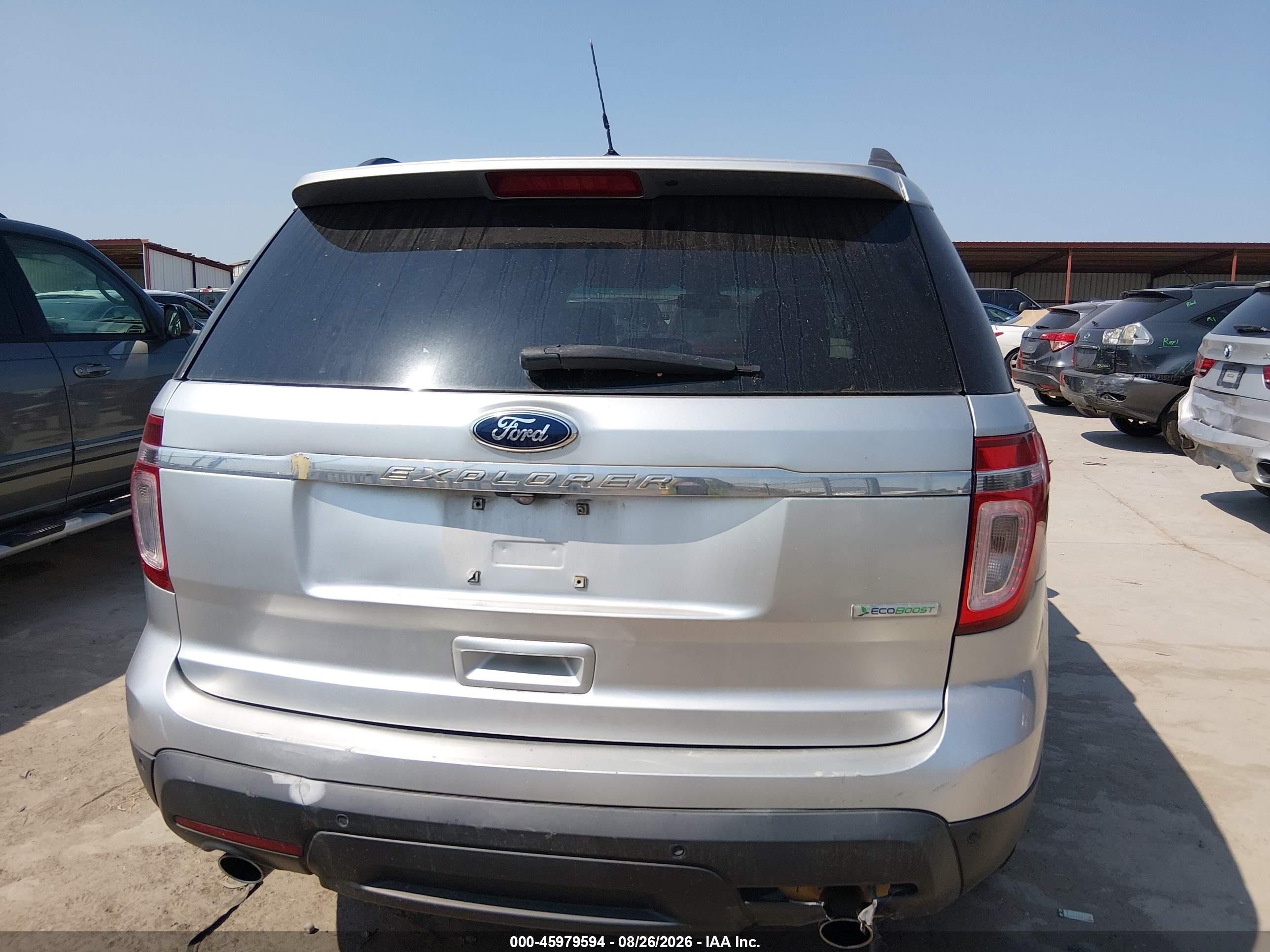 2013 Ford Explorer Limited Серебряный vin: 1FM5K7F98DGB08308