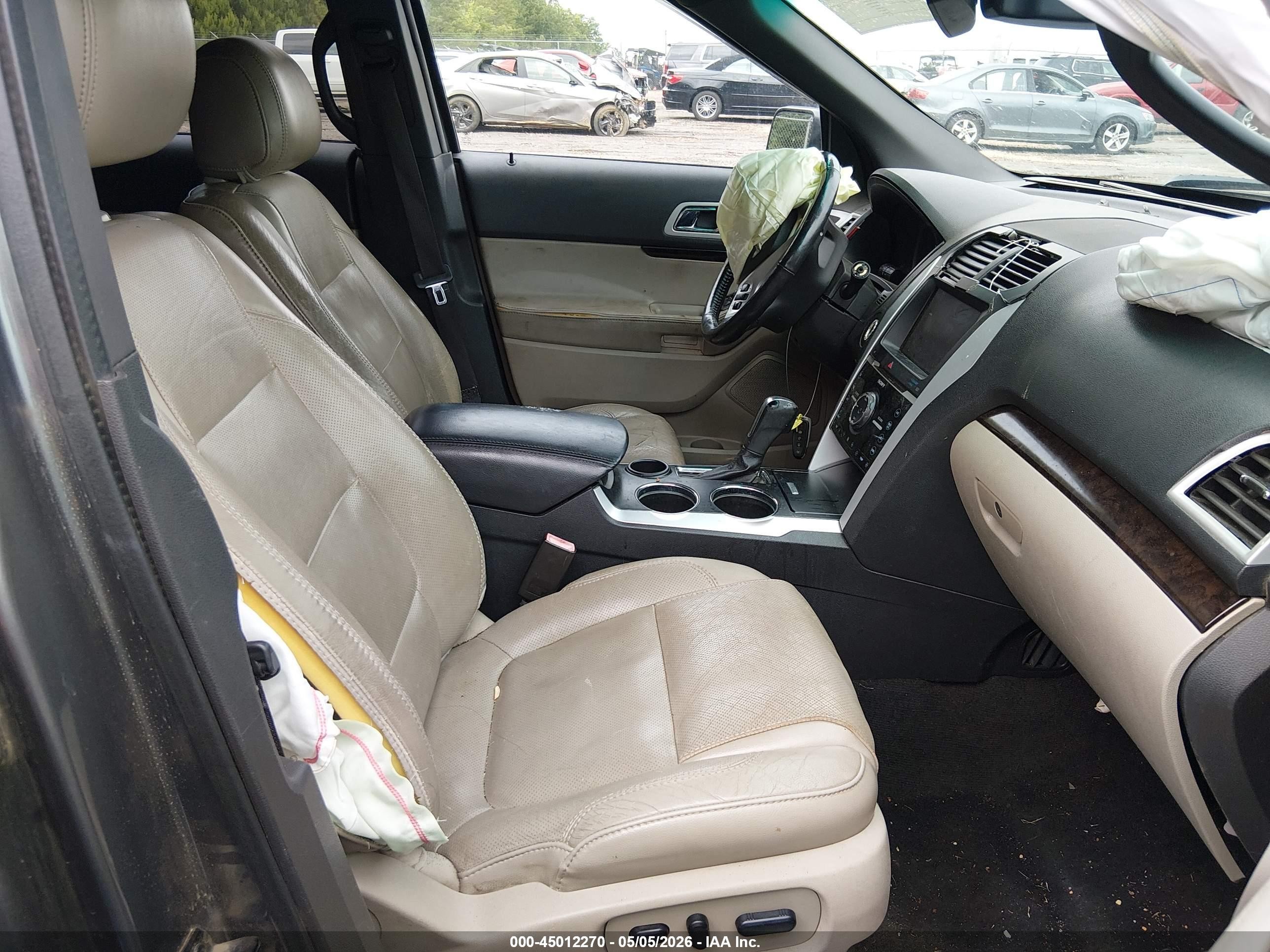 2013 Ford Explorer Limited Серый vin: 1FM5K7F98DGB12164