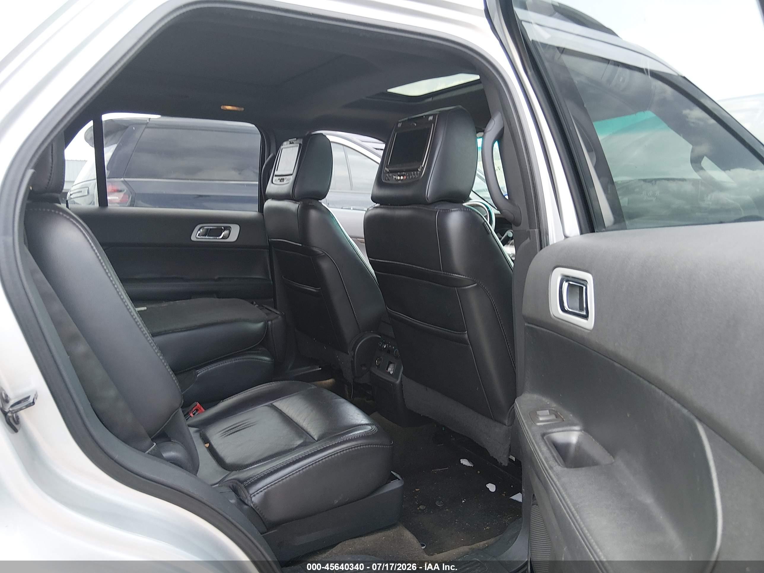 2013 Ford Explorer Limited Gray vin: 1FM5K7F98DGB26923