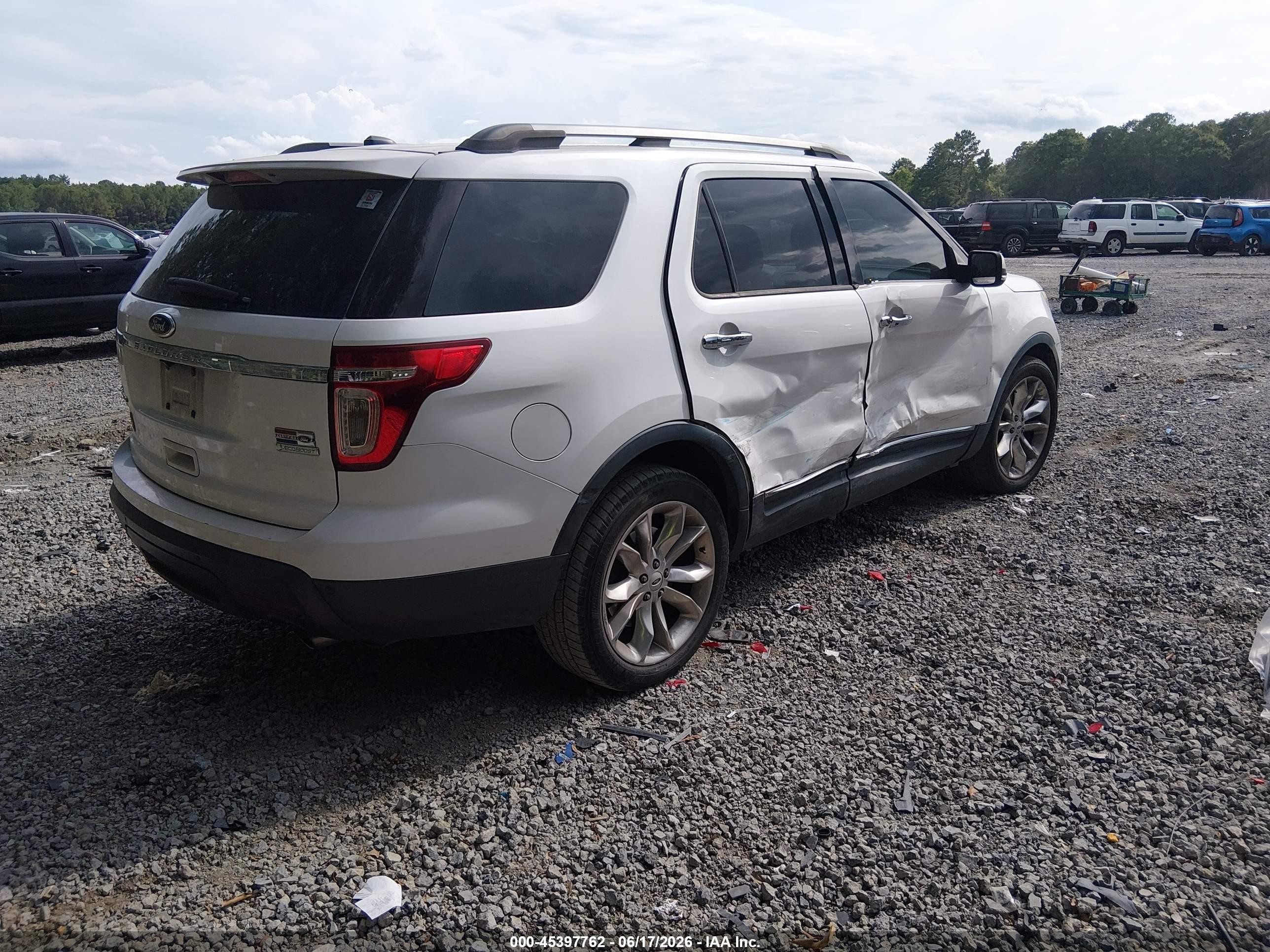 2014 Ford Explorer Limited Gray vin: 1FM5K7F98EGA47172