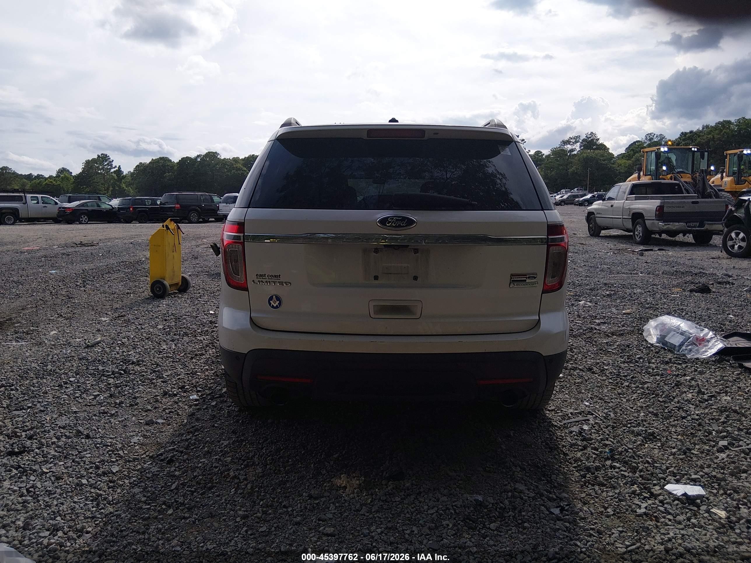 2014 Ford Explorer Limited Gray vin: 1FM5K7F98EGA47172