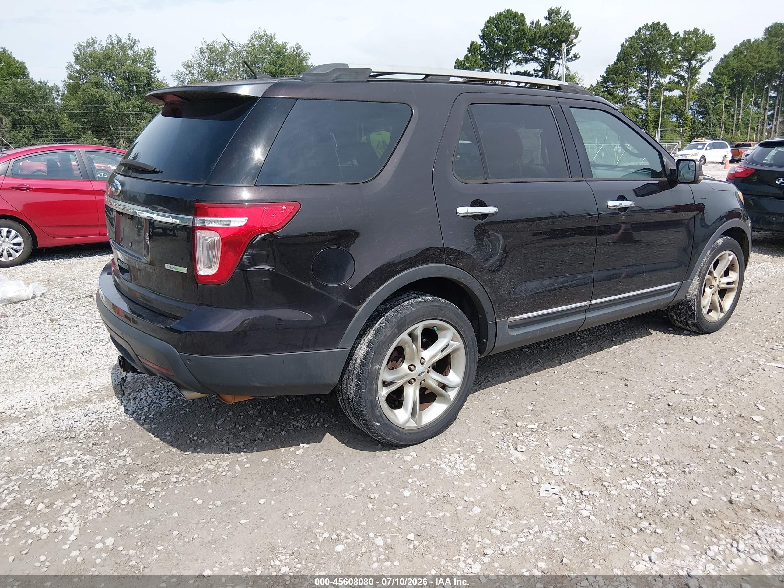 2013 Ford Explorer Limited Black vin: 1FM5K7F99DGA24644
