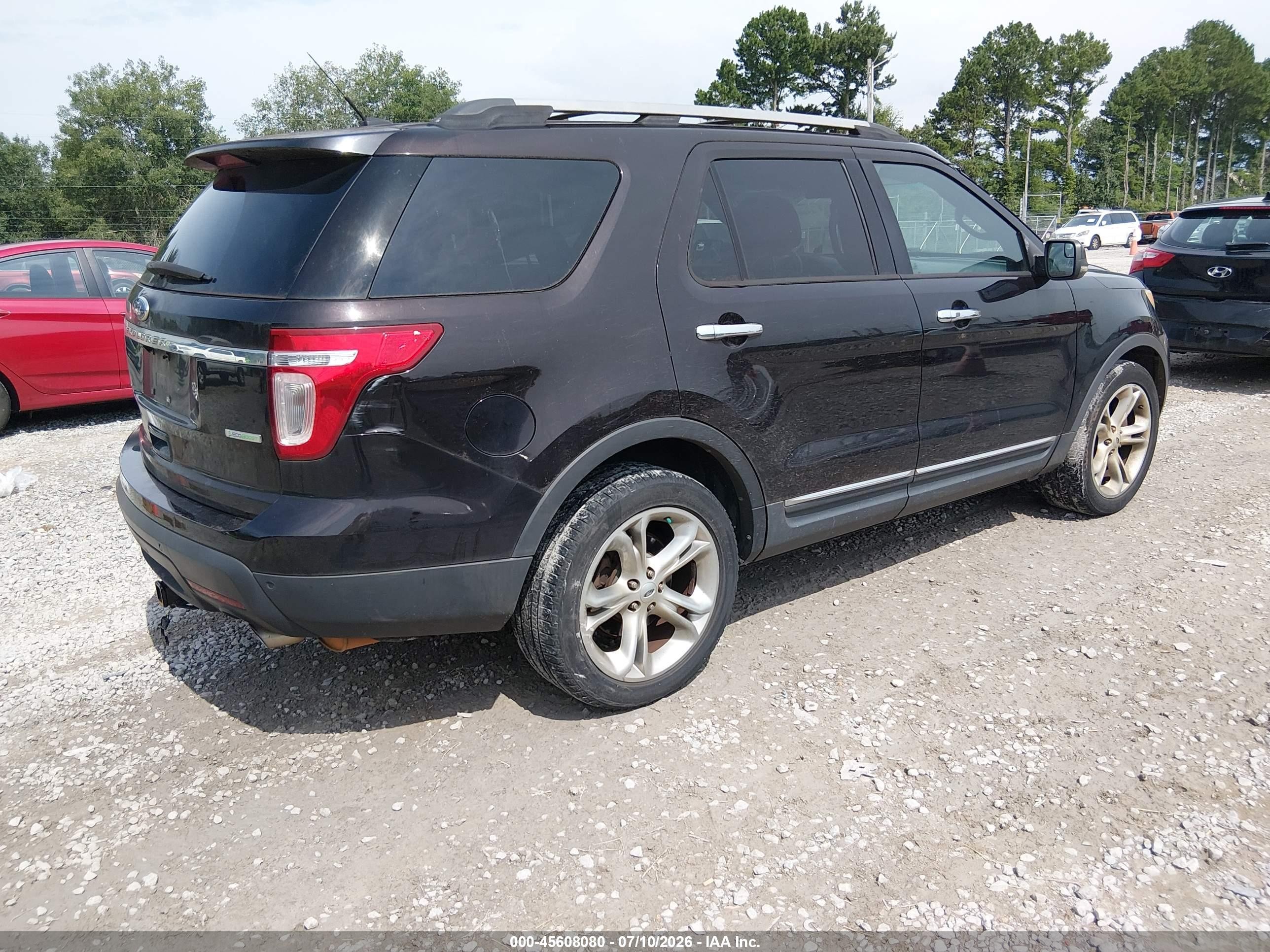 2013 Ford Explorer Limited Black vin: 1FM5K7F99DGA24644