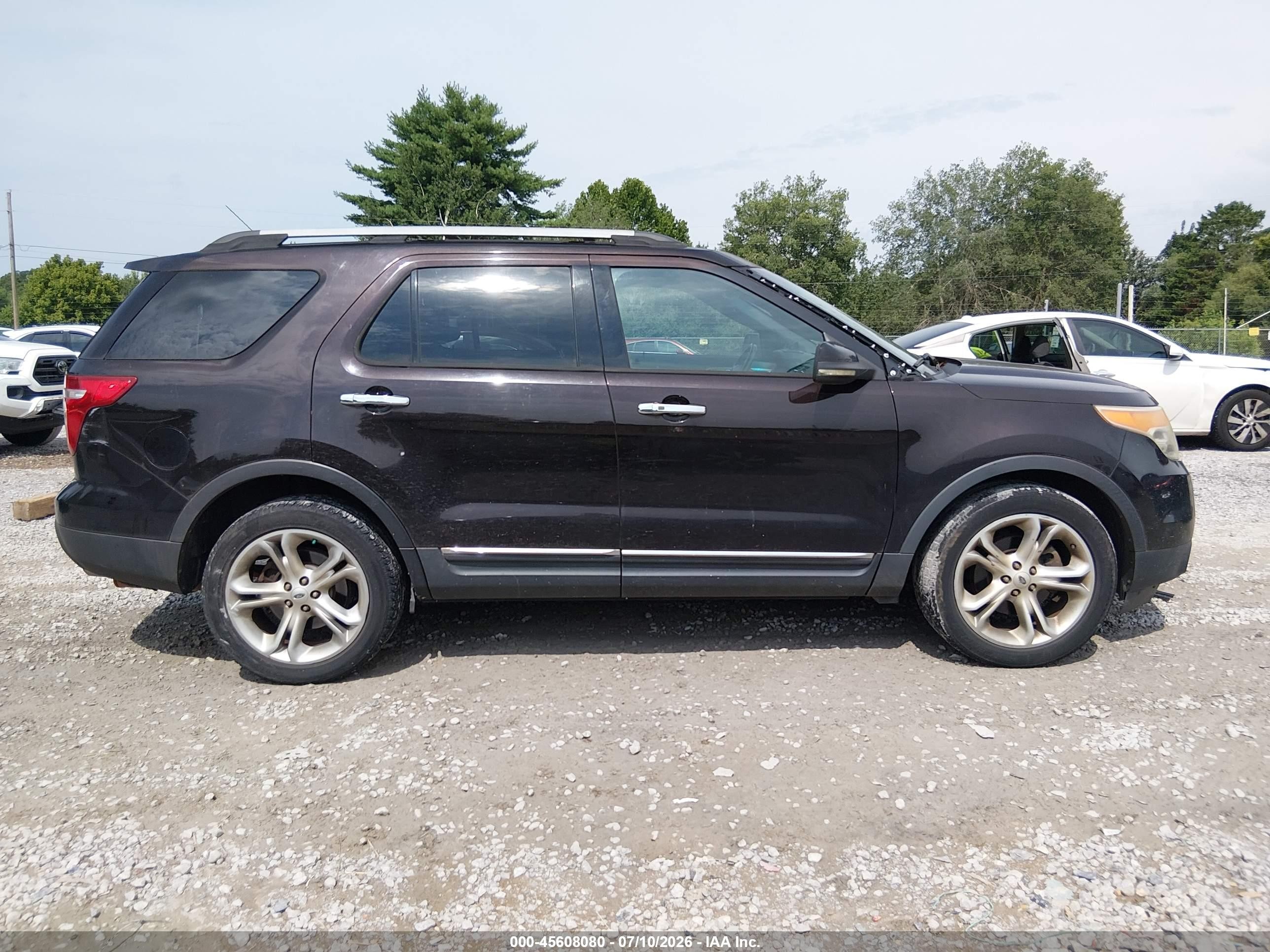 2013 Ford Explorer Limited Black vin: 1FM5K7F99DGA24644