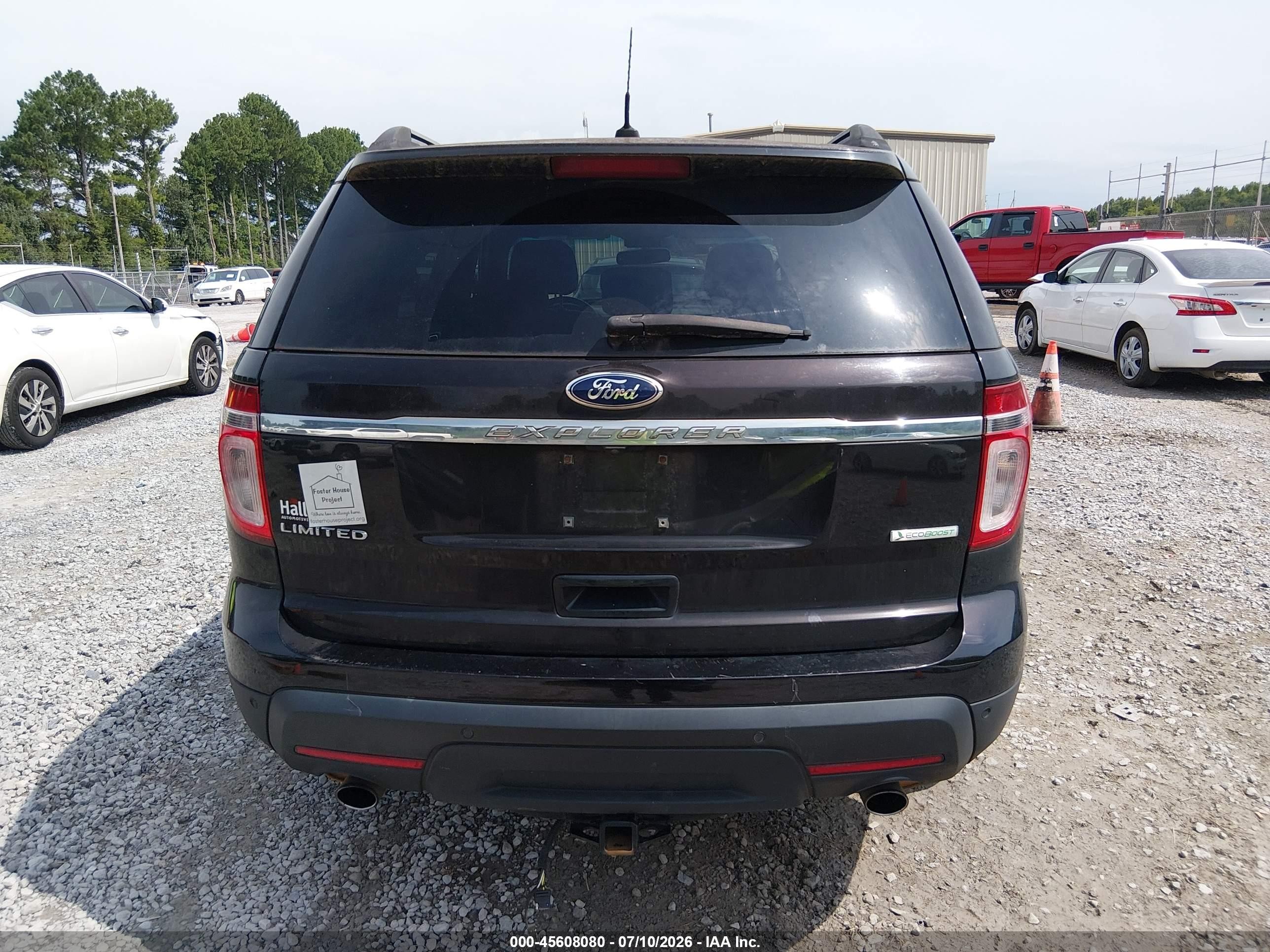 2013 Ford Explorer Limited Black vin: 1FM5K7F99DGA24644