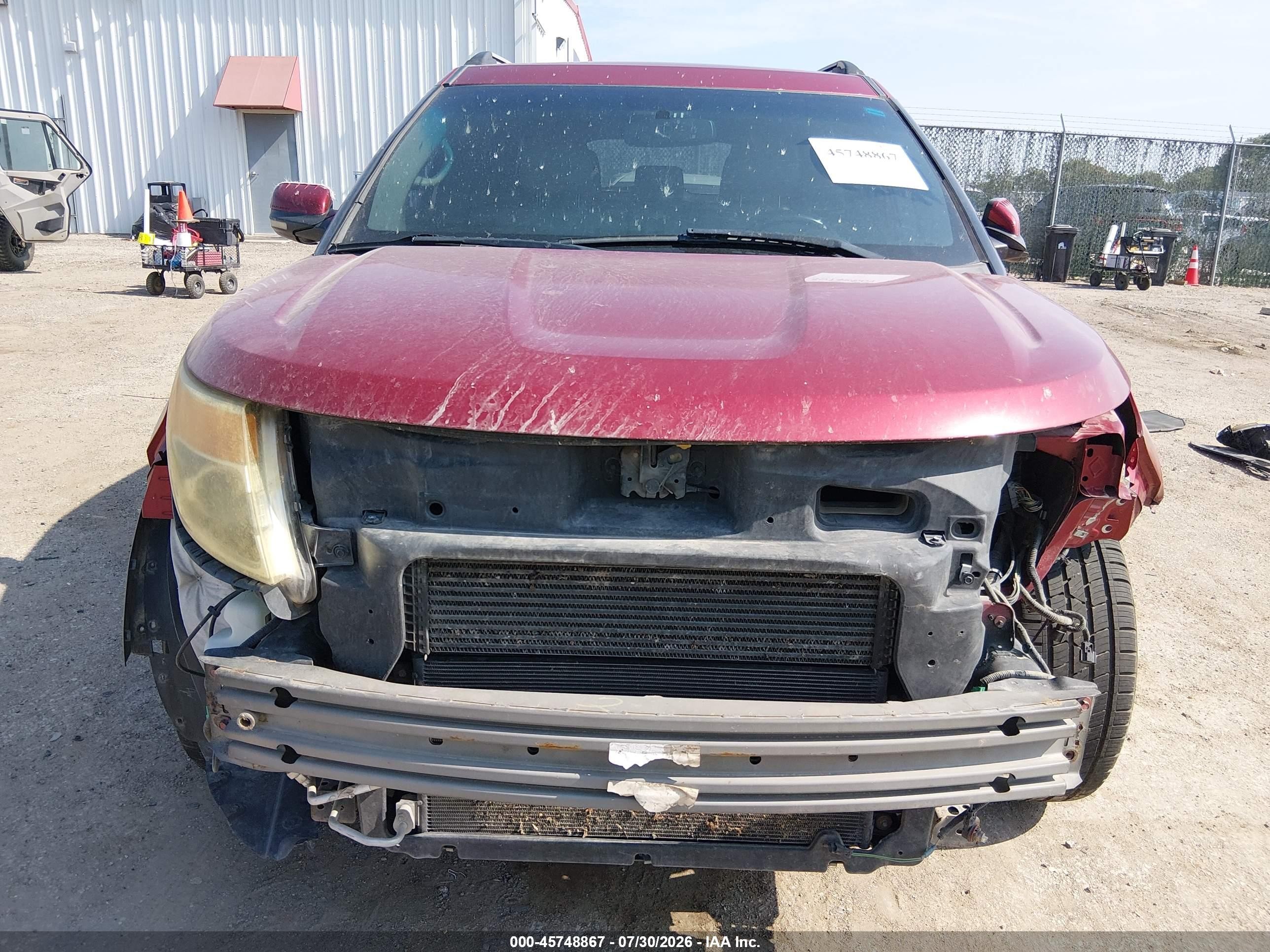 2013 Ford Explorer Limited Red vin: 1FM5K7F99DGA37717