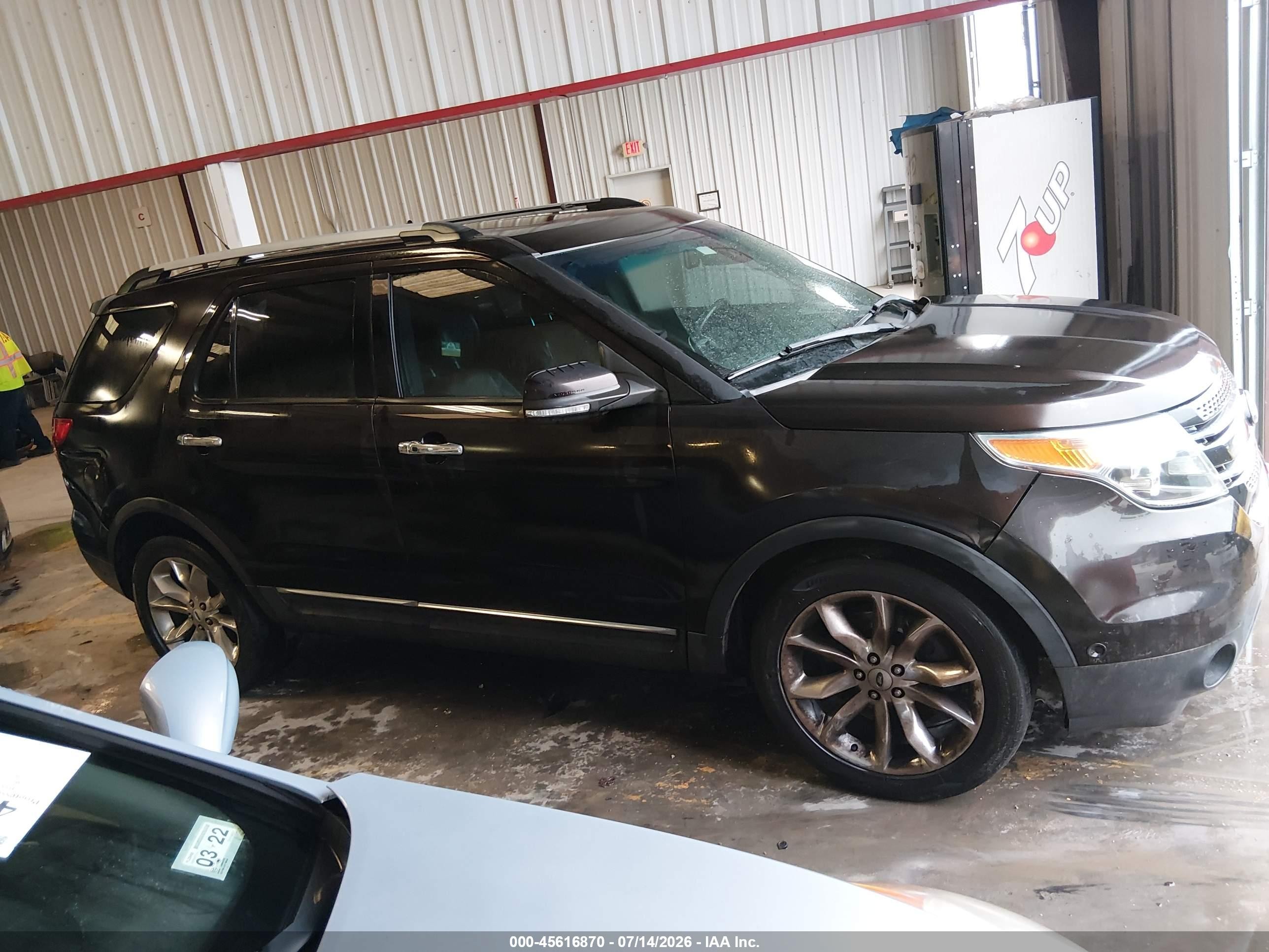2014 Ford Explorer Limited Brown vin: 1FM5K7F99EGA10034